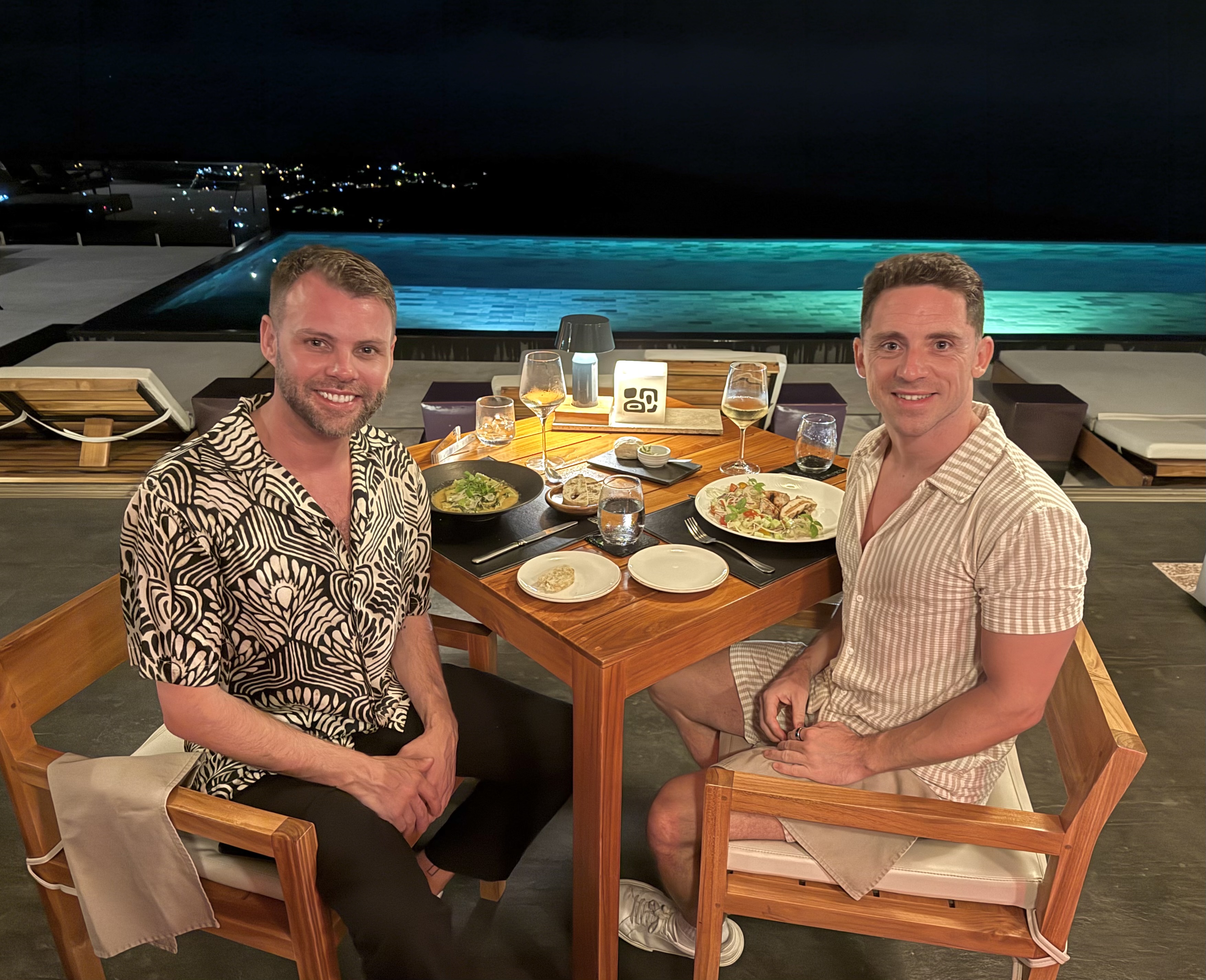 Kura Boutique Costa Rica at dinner