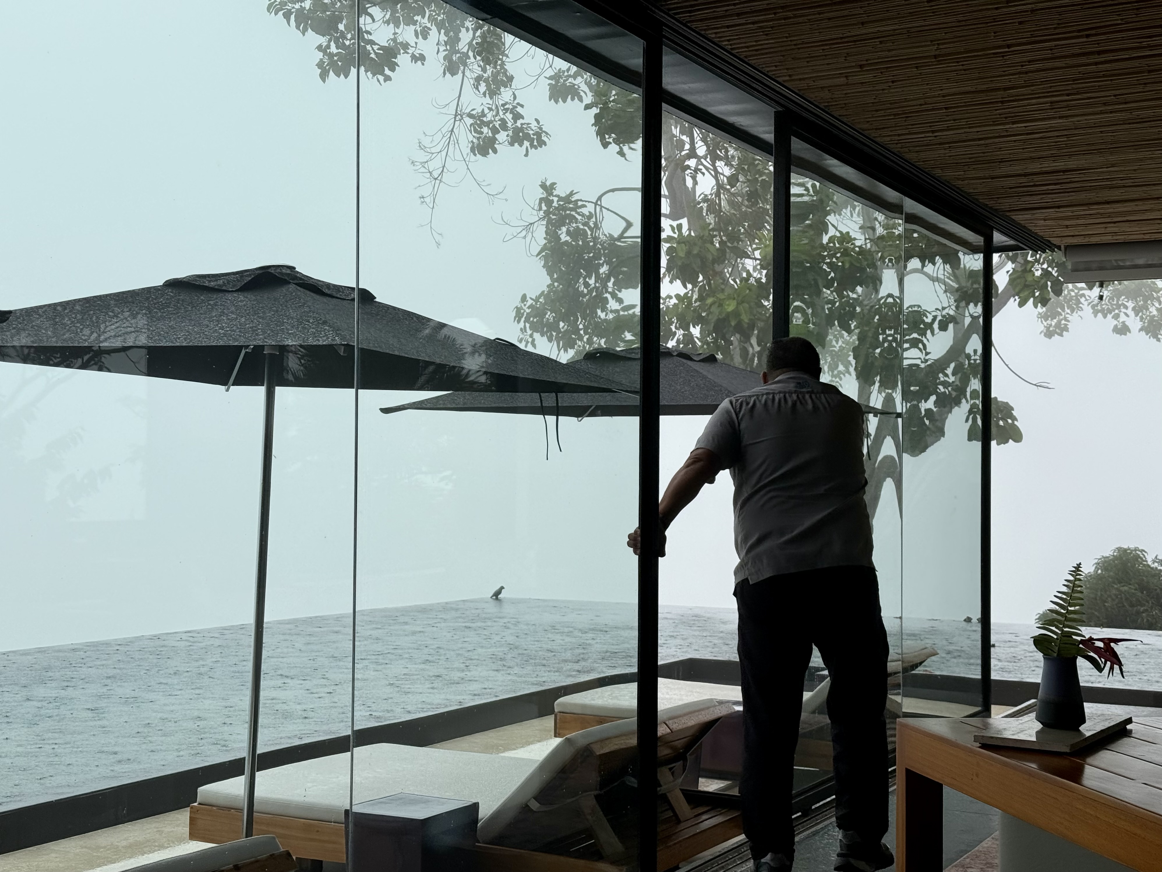 Kura Boutique Costa Rica rain storm