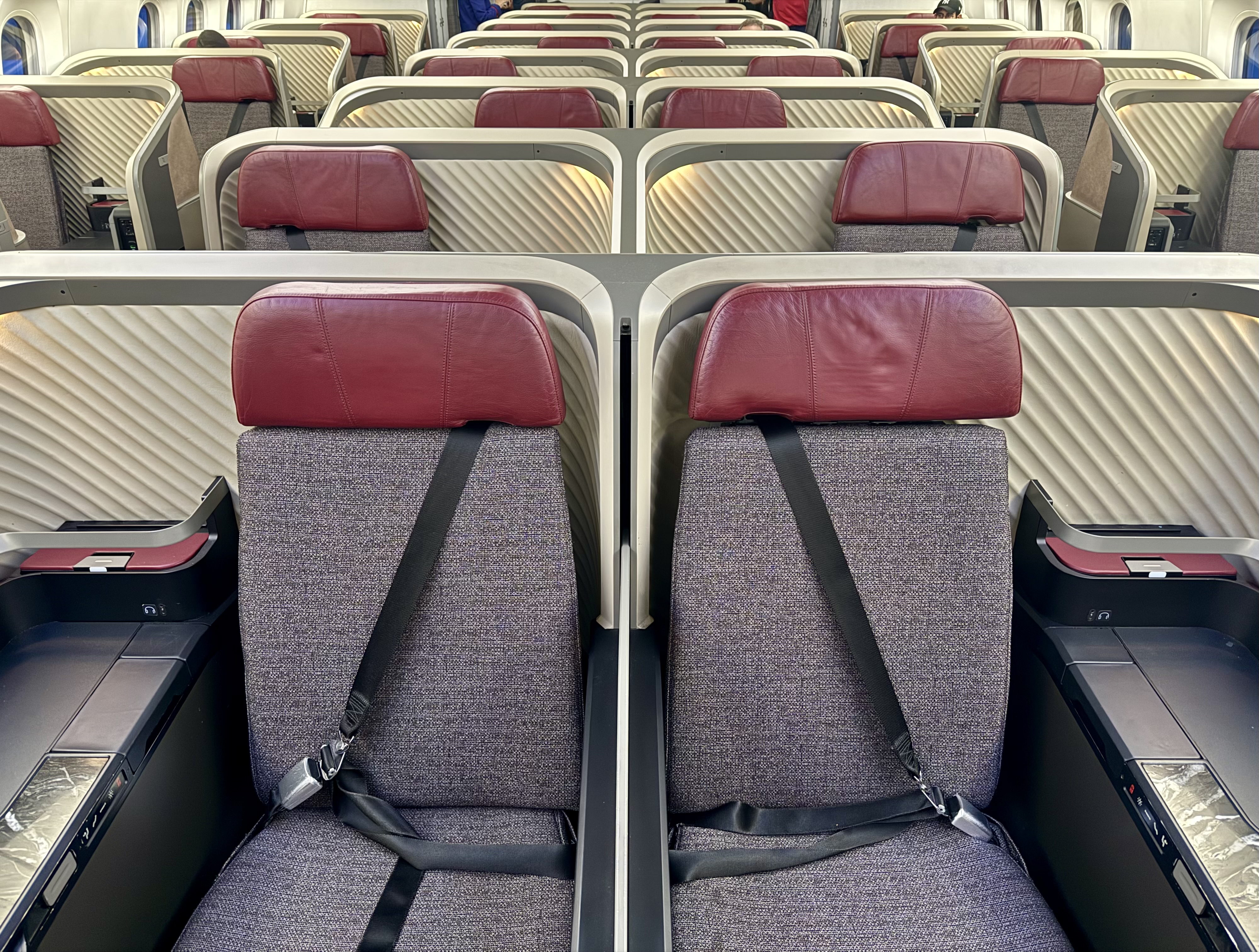 LATAM Dreamliner business class cabin