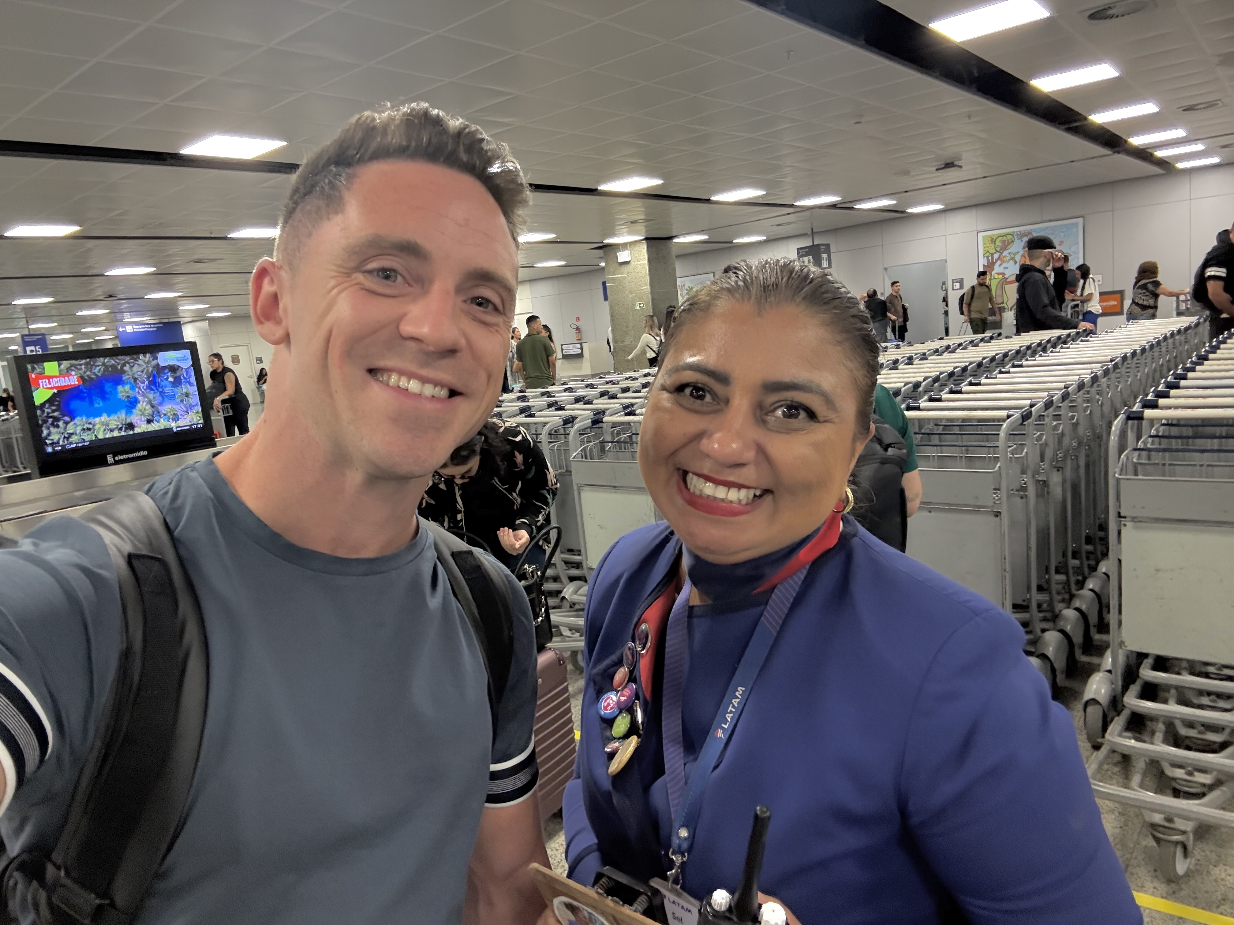 LATAM ground staff in Fortaleza Brazil