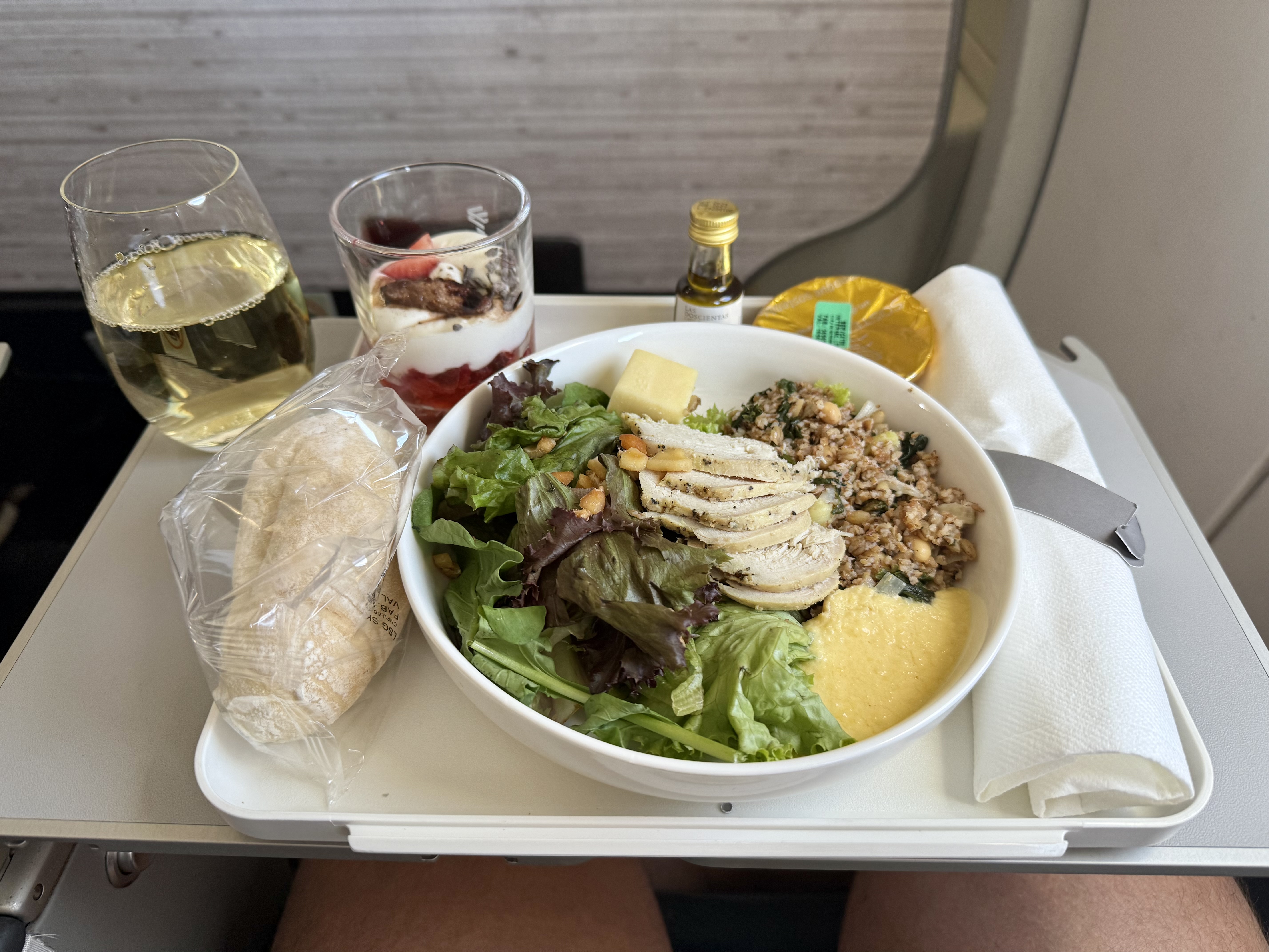 LATAM international short haul business class catering