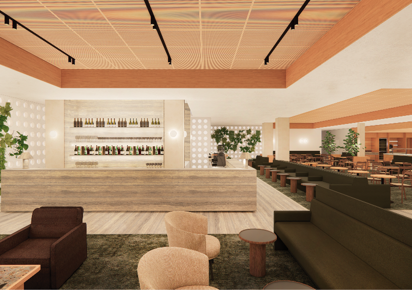 New Auckland Qantas Lounge bar 1 New Auckland Qantas Lounge bar 1