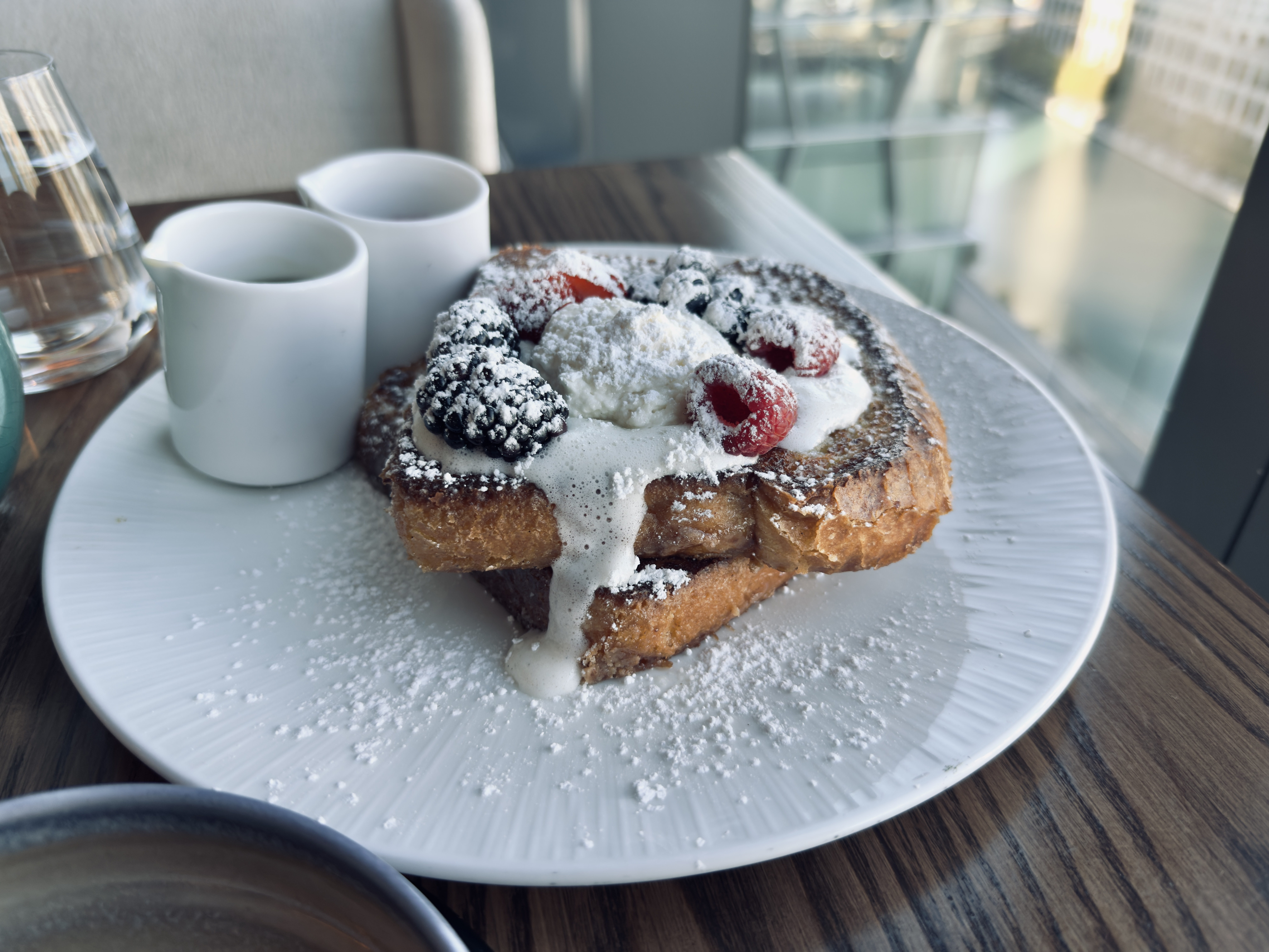 St. Regis Chicago breakfast waffles St. Regis Chicago breakfast waffles