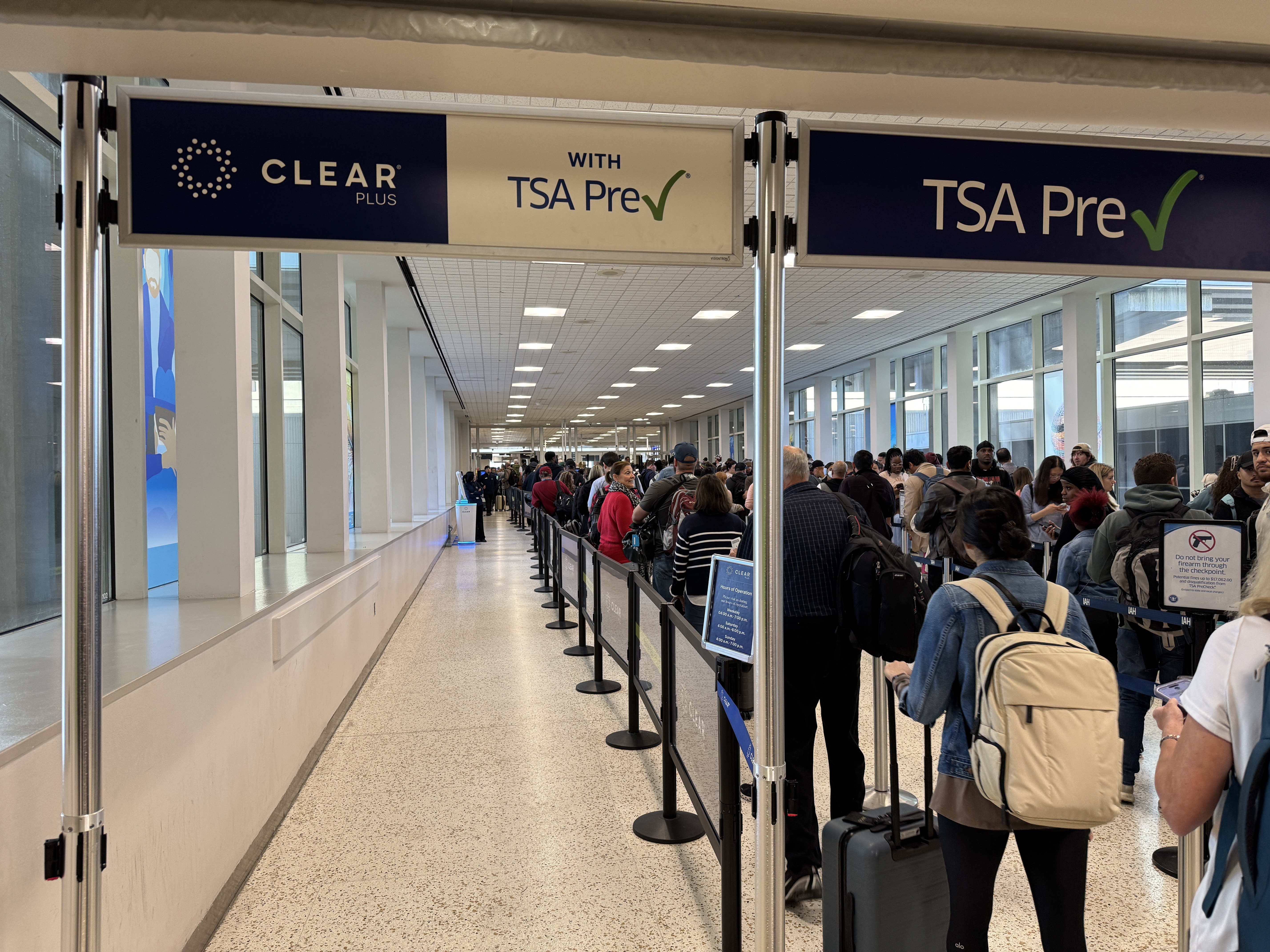 TSA IAH Terminal A 110325 North CLEAR TSA IAH Terminal A 110325 North CLEAR
