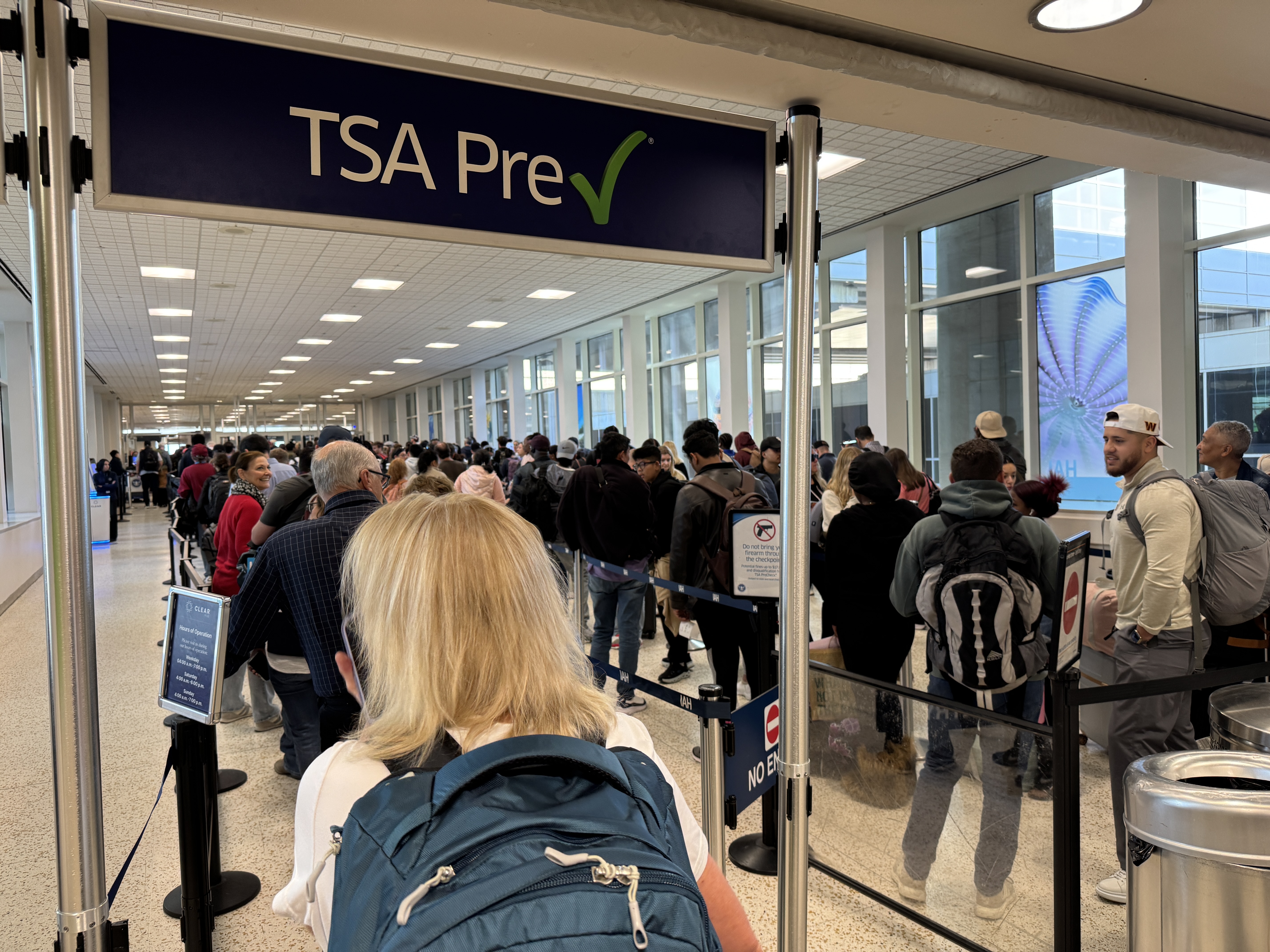TSA IAH Terminal A 110325 North entering PreCheck TSA IAH Terminal A 110325 North entering PreCheck