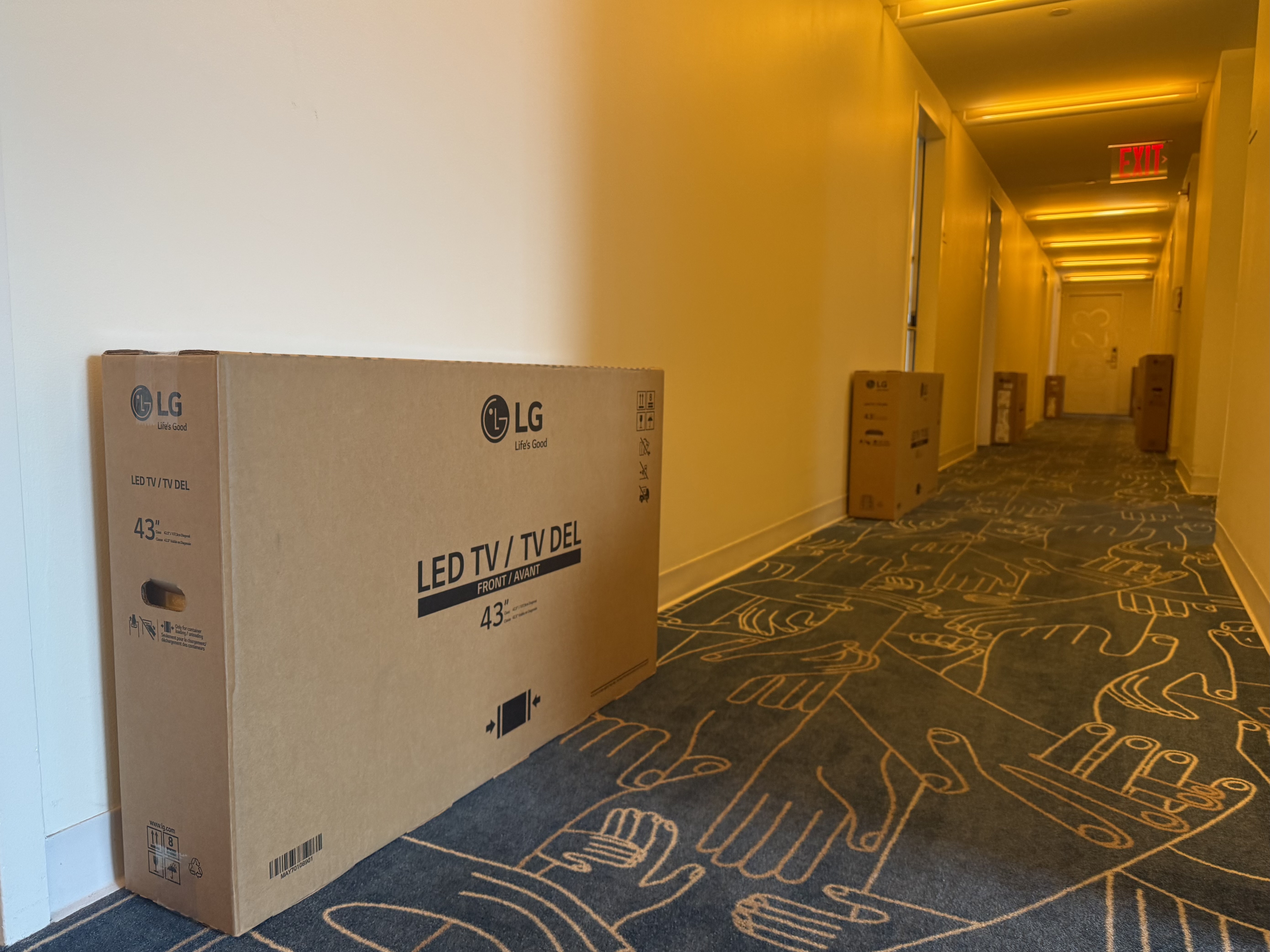 The Standard Highline New York TV boxes