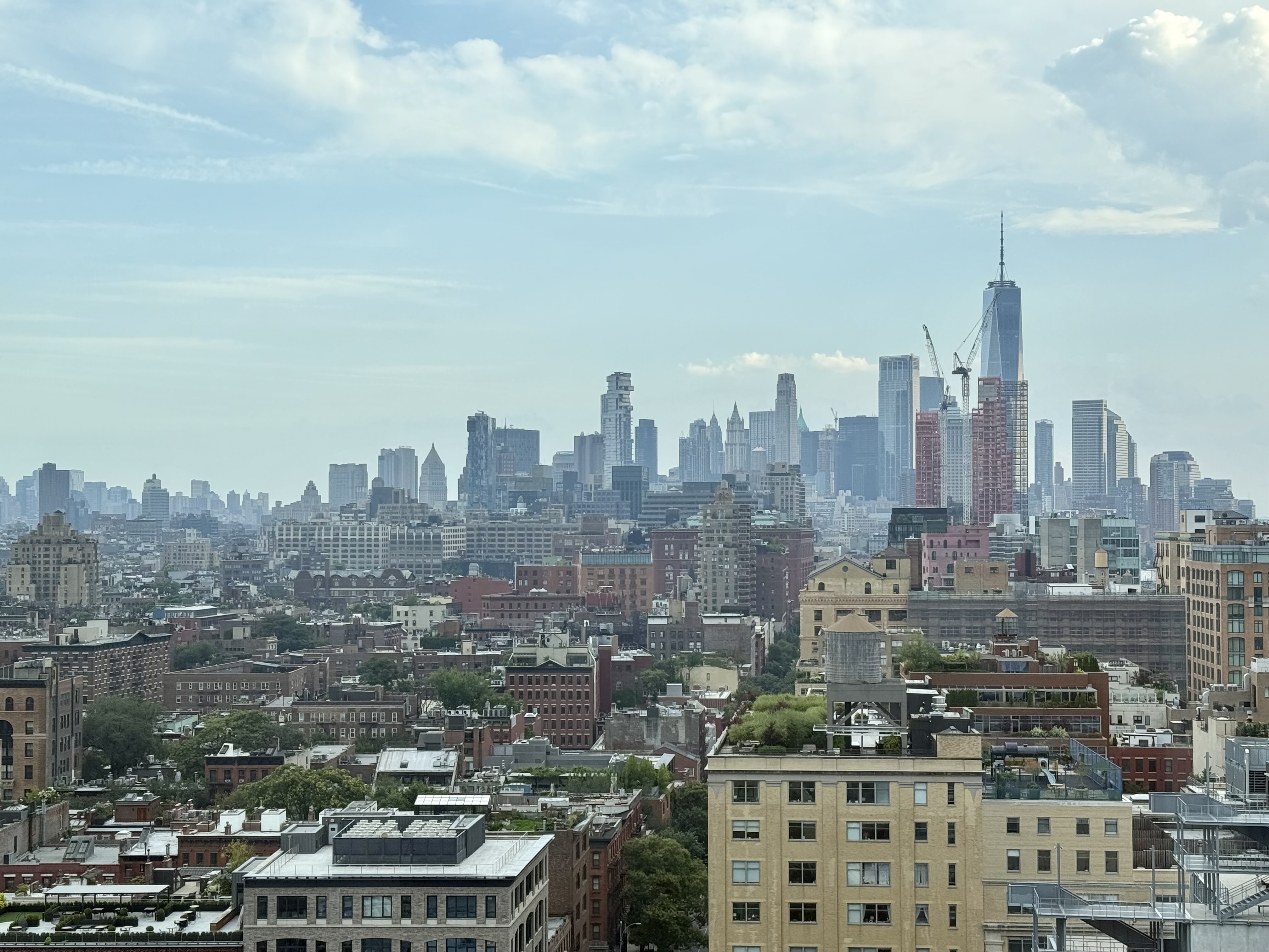 The Standard Highline New York skyline