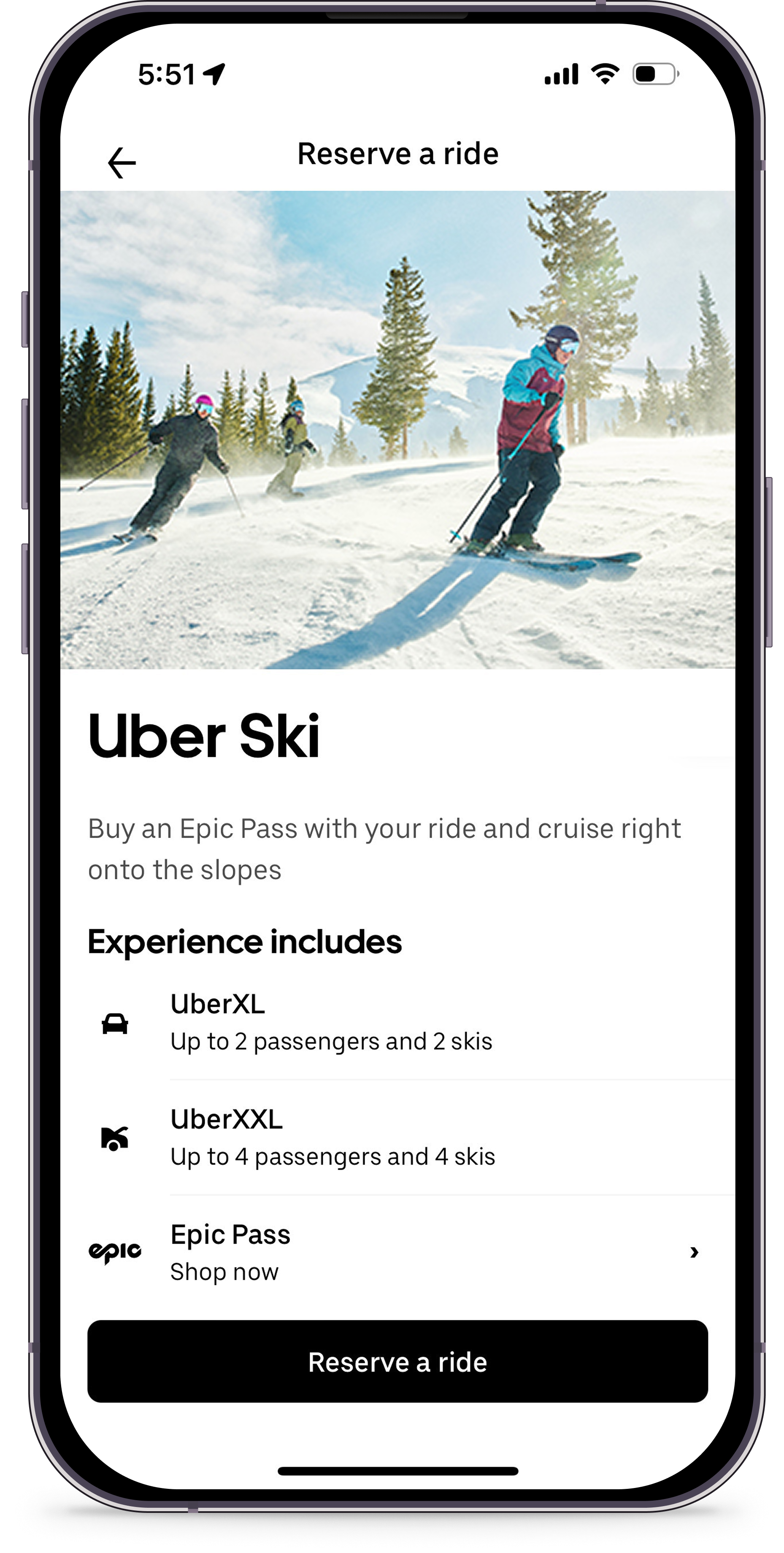 UberSki LandingPage UberSki LandingPage