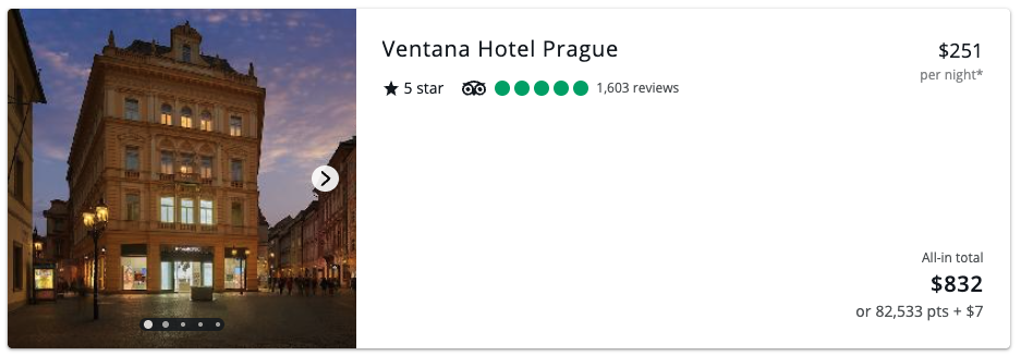 Ventana Hotel Prague on Chase Travel Ventana Hotel Prague on Chase Travel