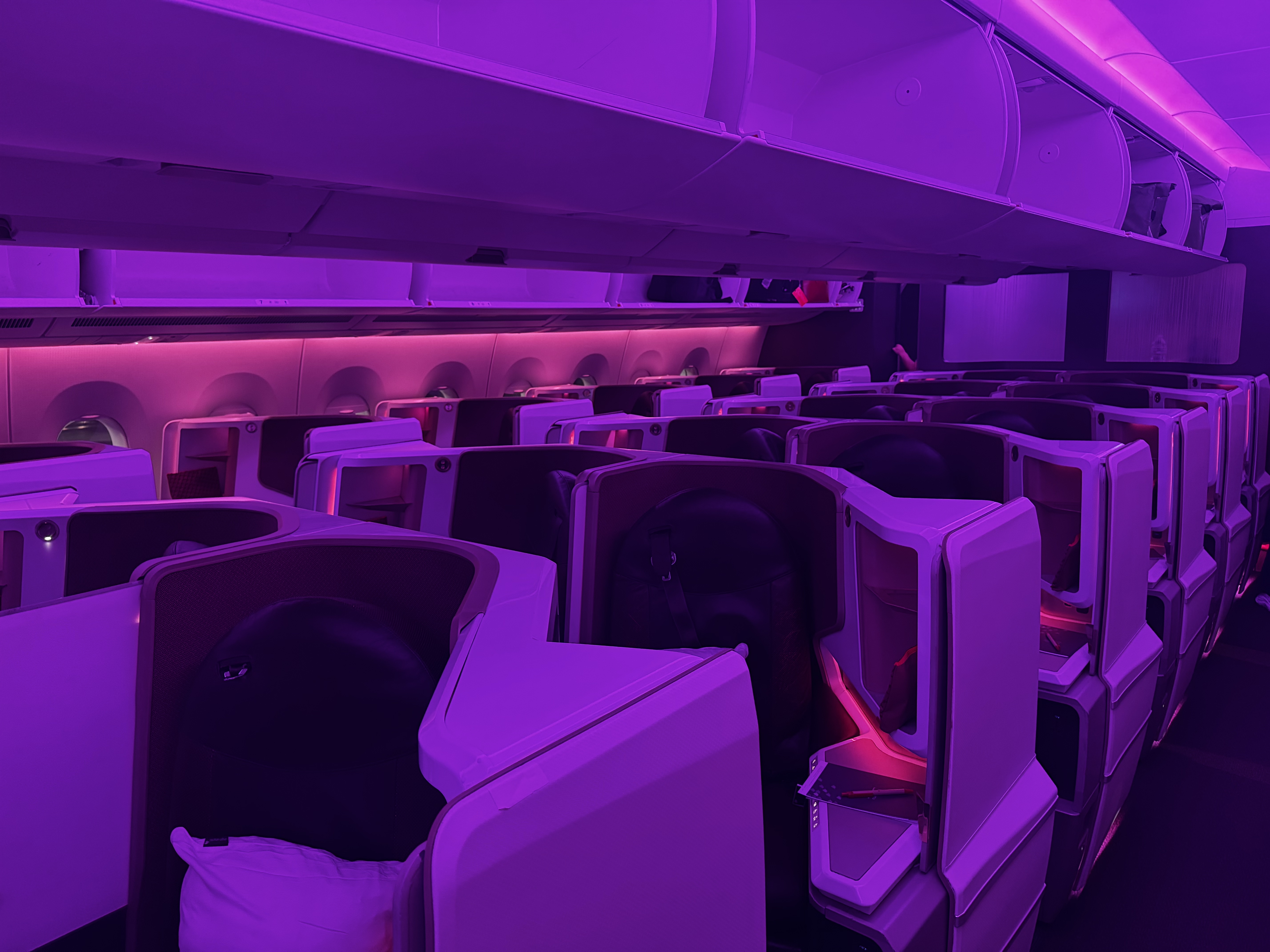 Virgin Atlantic A350 1000 Upper Class middle section Virgin Atlantic A350 1000 Upper Class middle section