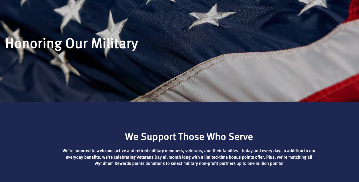 Wyndham Military Offer