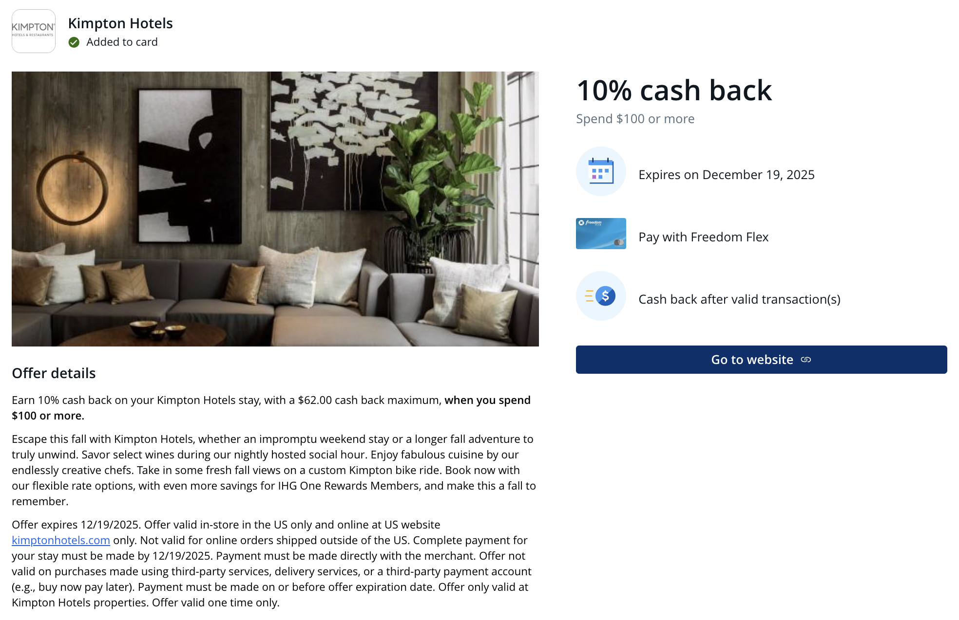 kimpton chase offer kimpton chase offer