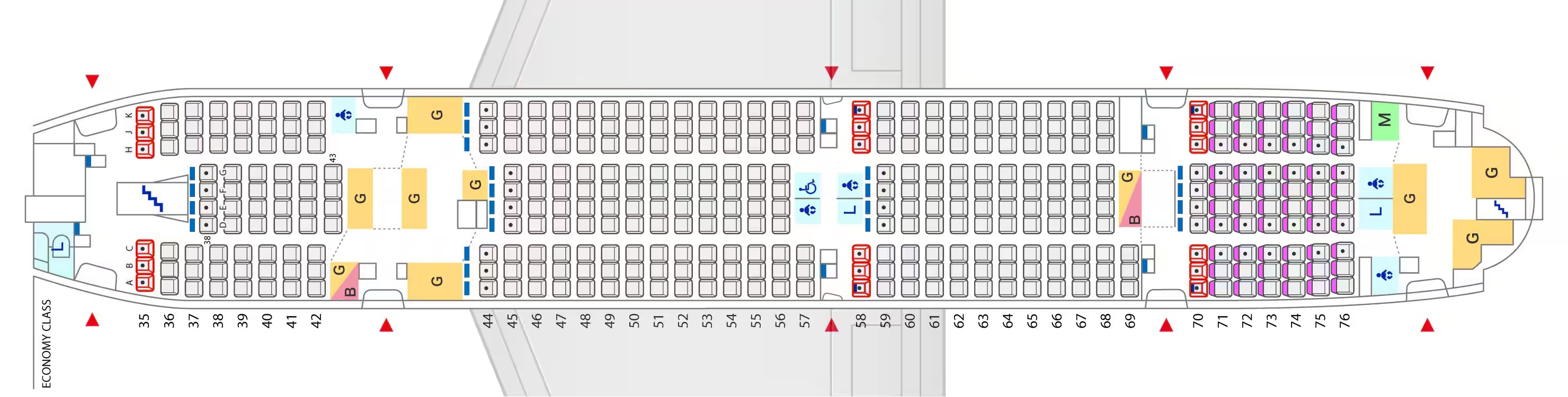 ANA A380 lower deck seating ANA A380 lower deck seating