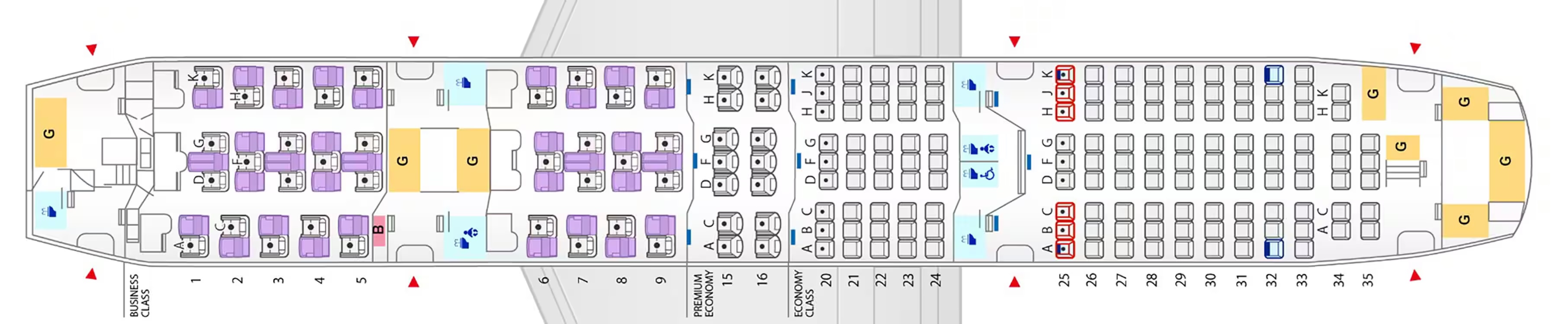 ANA B787 8 seat map staggered biz throne ANA B787 8 seat map staggered biz throne