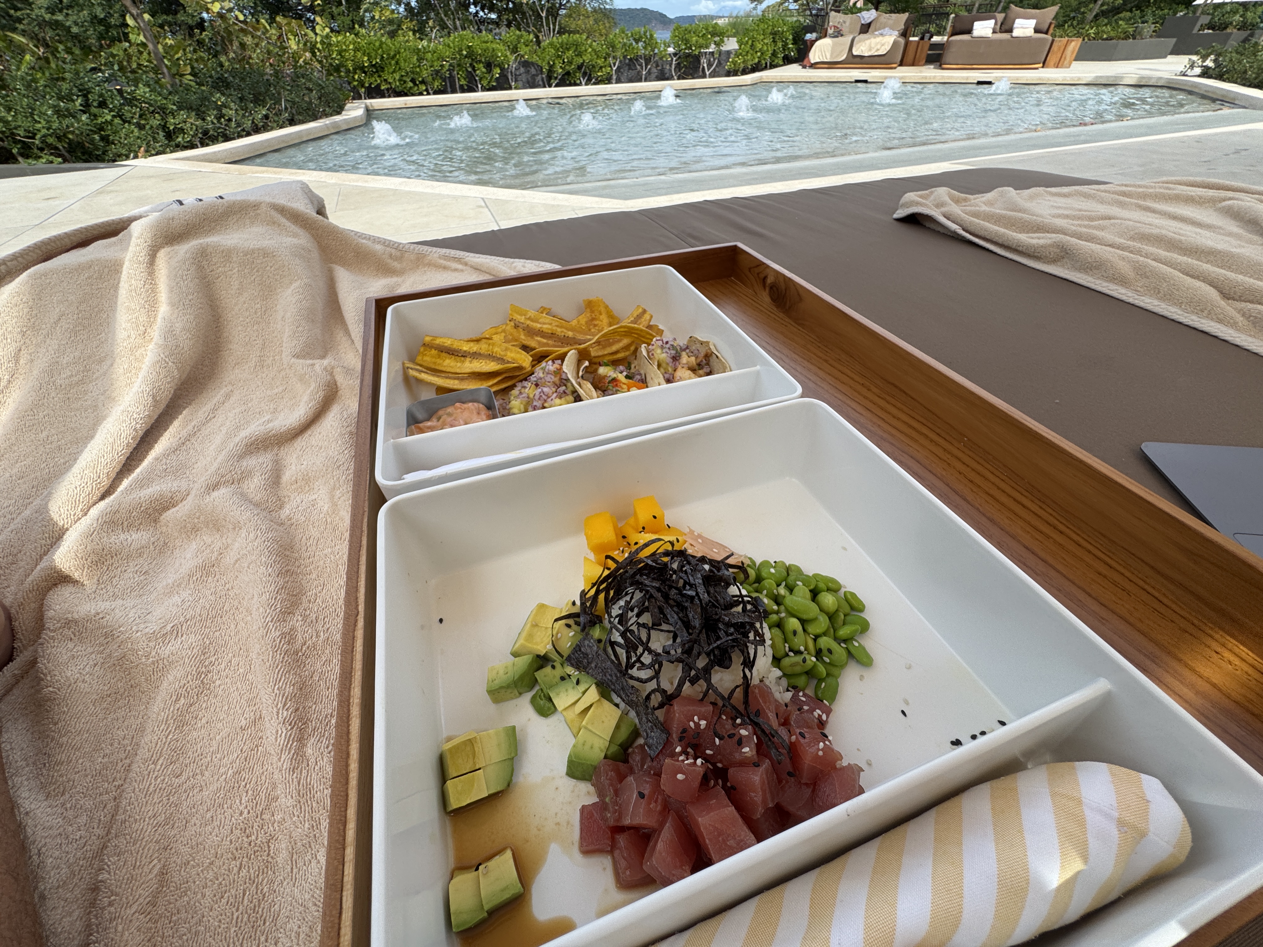 Ahi tuna at Waldorf Astoria Costa Rica Ahi tuna at Waldorf Astoria Costa Rica