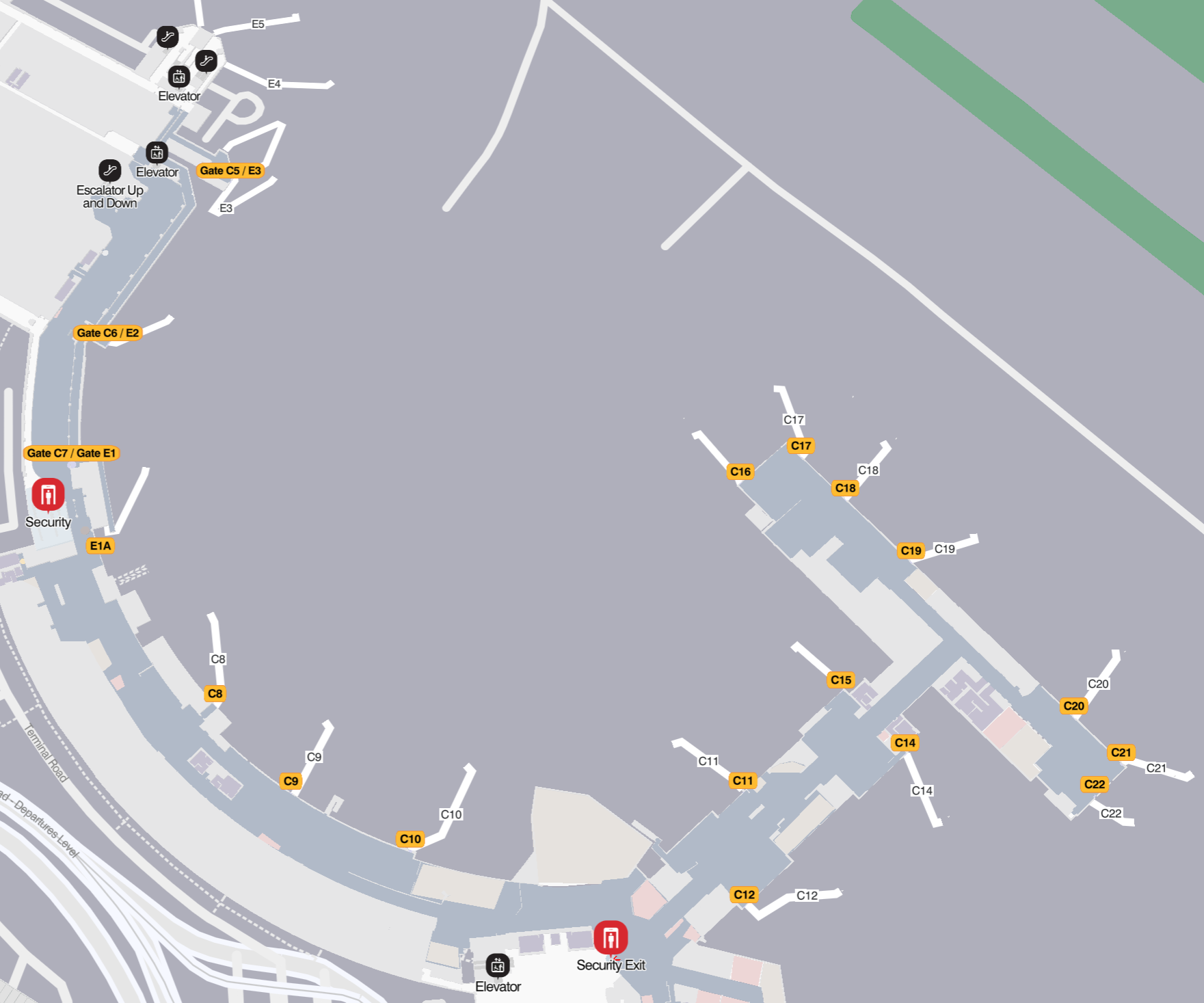 Boston Logan International Airport Terminal C Gates C5 to C22 Boston Logan International Airport Terminal C Gates C5 to C22