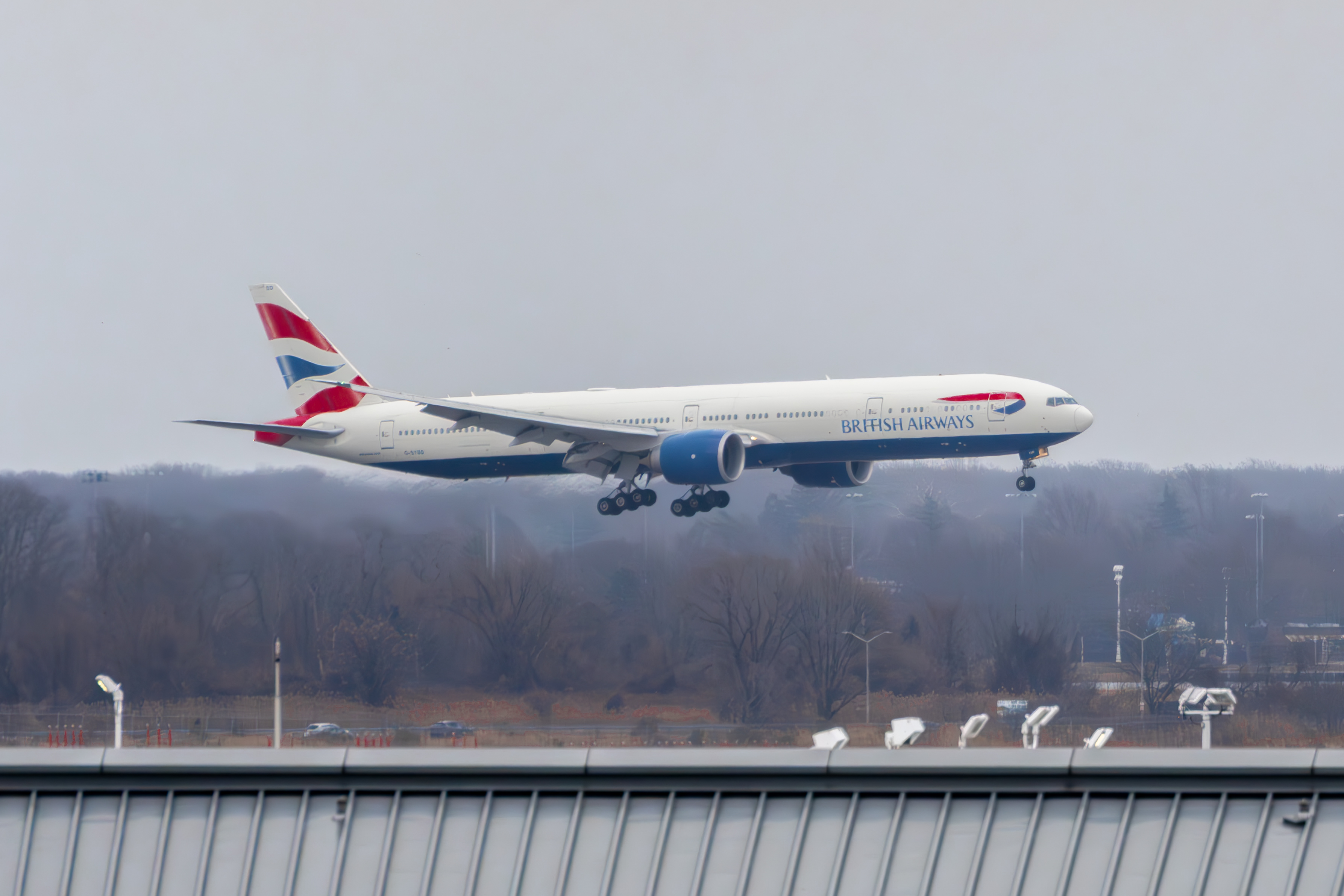 British Airways 777 landing British Airways 777 landing