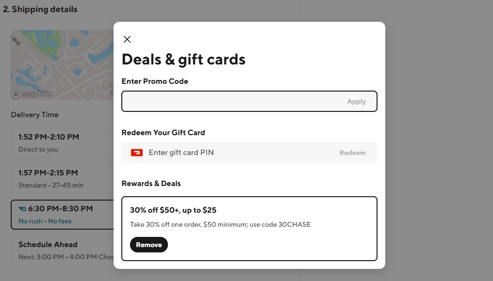 DoorDash 30Chase DoorDash 30Chase