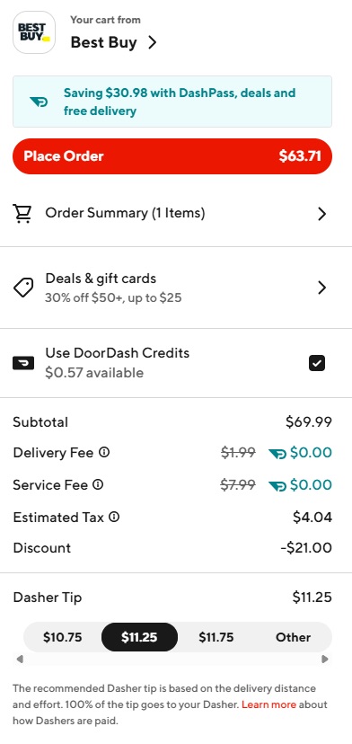 DoorDash bestbuy DoorDash bestbuy