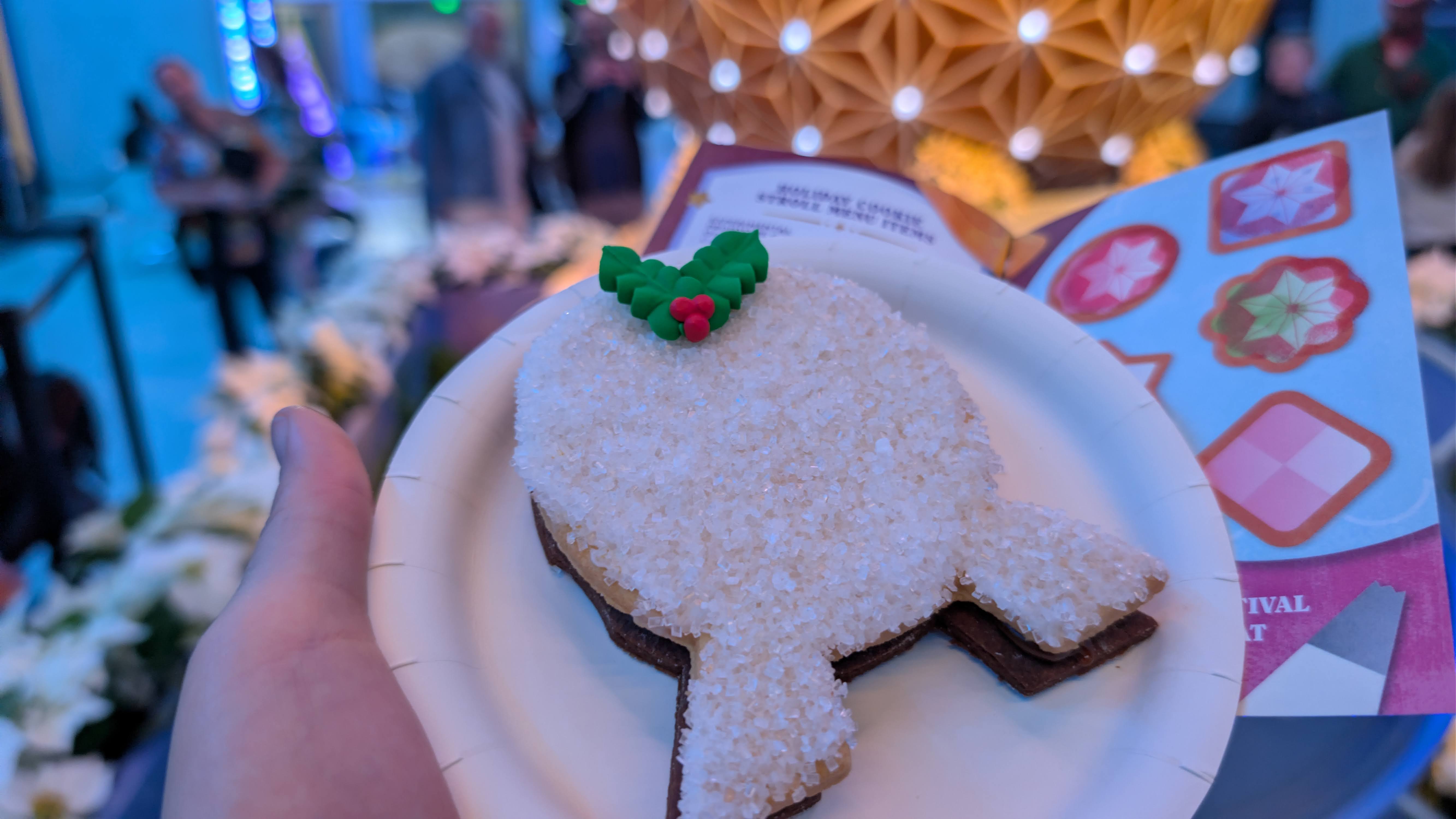EPCOT International Festival of the Holidays prototype cookie