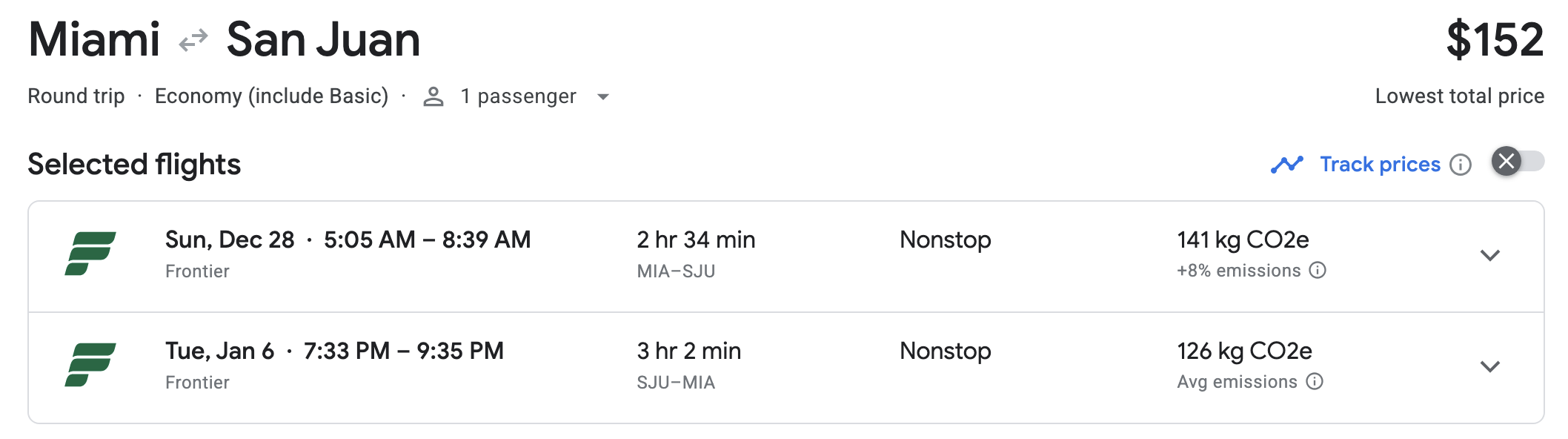 Frontier MIA SJU