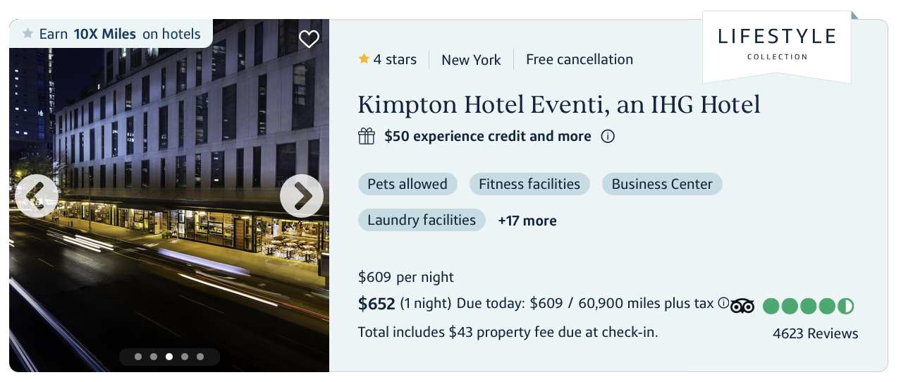 Kimpton Eventi on Capital One Travel