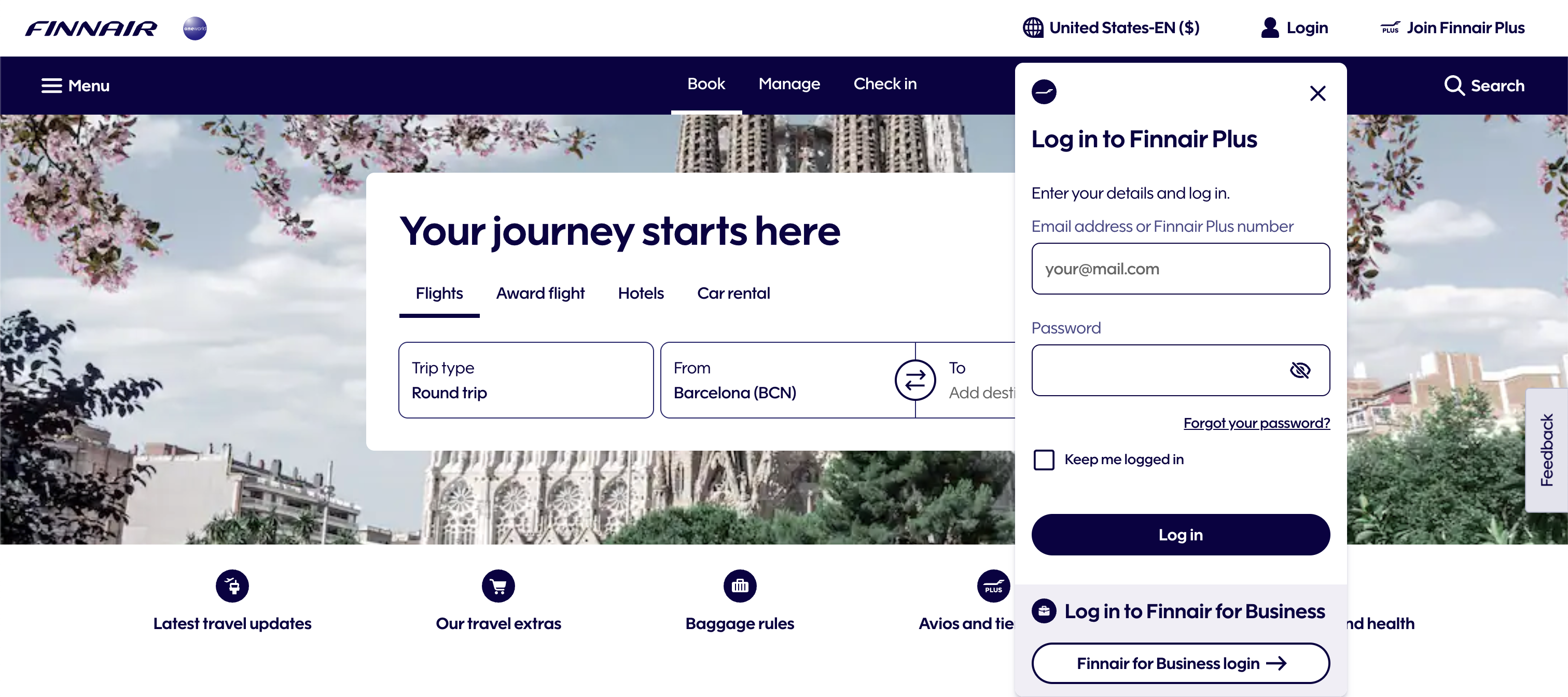 Log In Finnair Plus Log In Finnair Plus