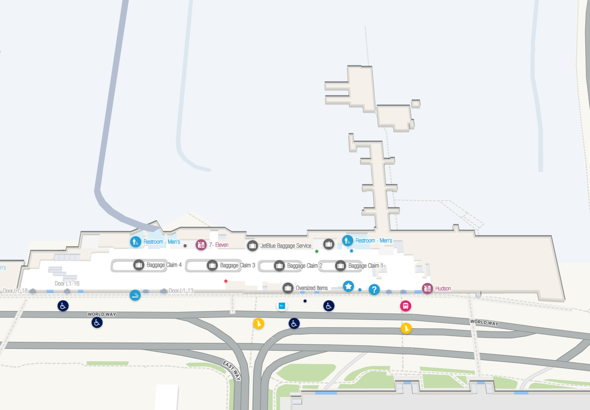 Los Angeles International Airport Terminal 1 Arrivals