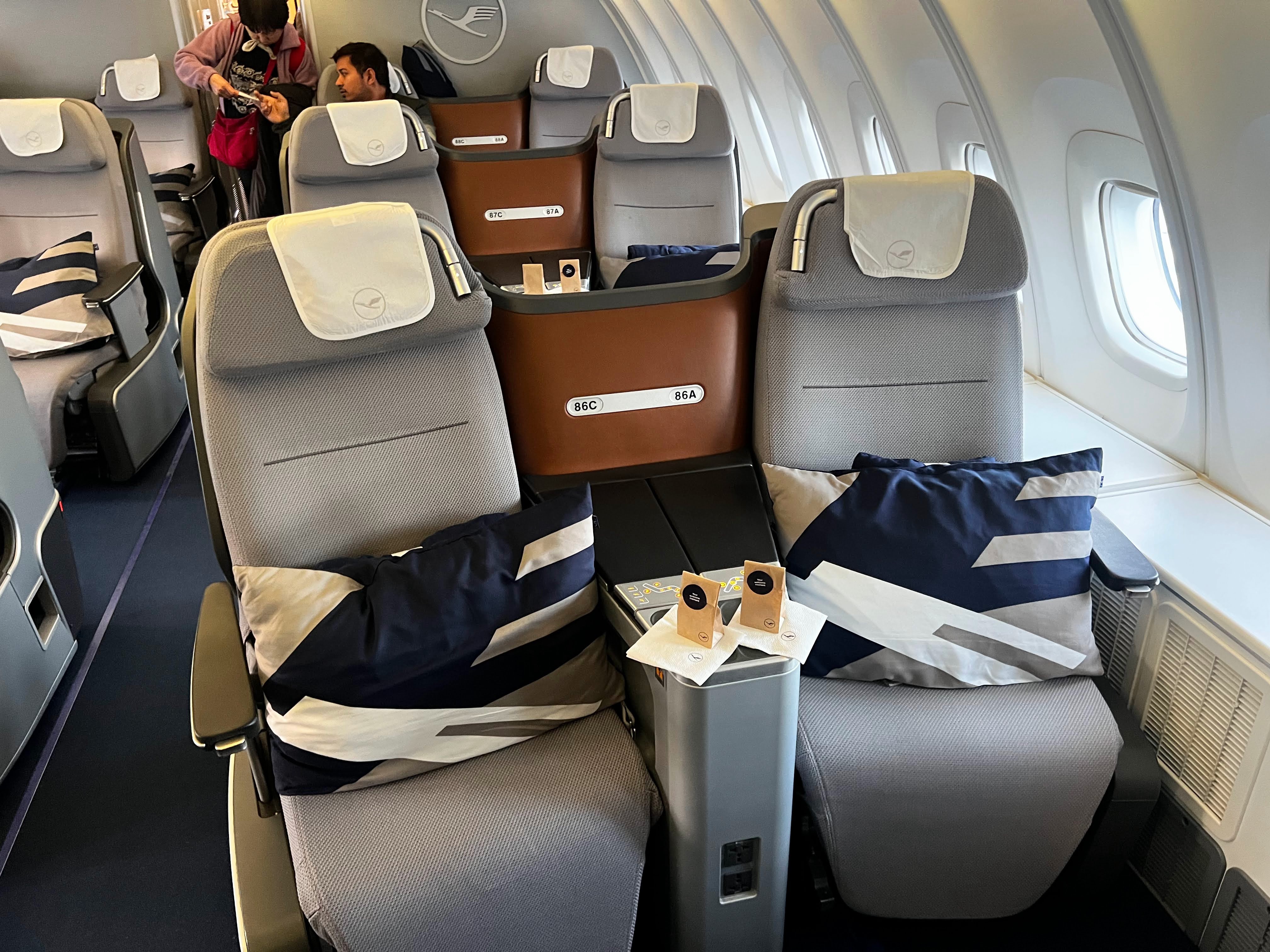 Lufthansa business class 747