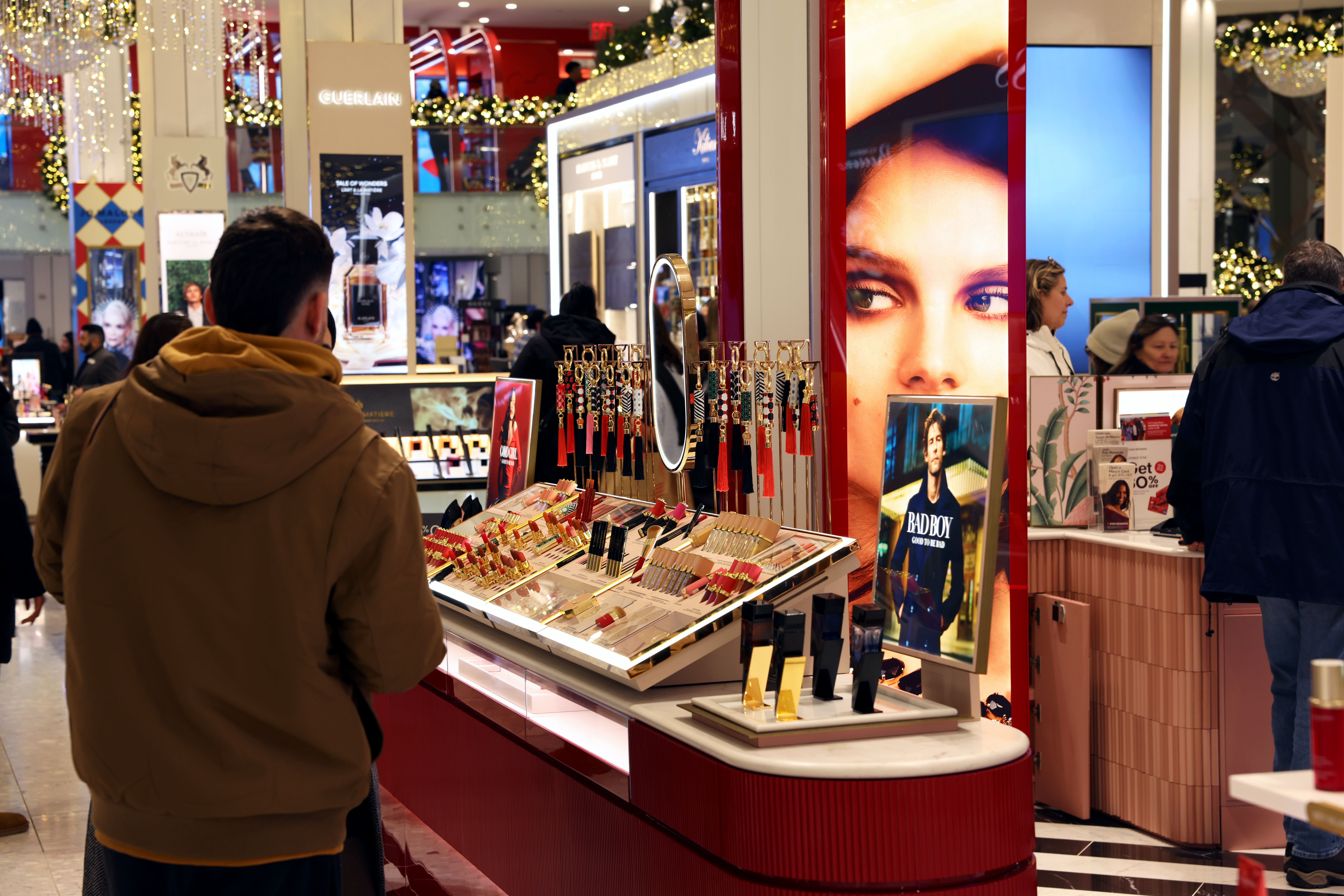 Macy's shopping Badboy cosmetics
