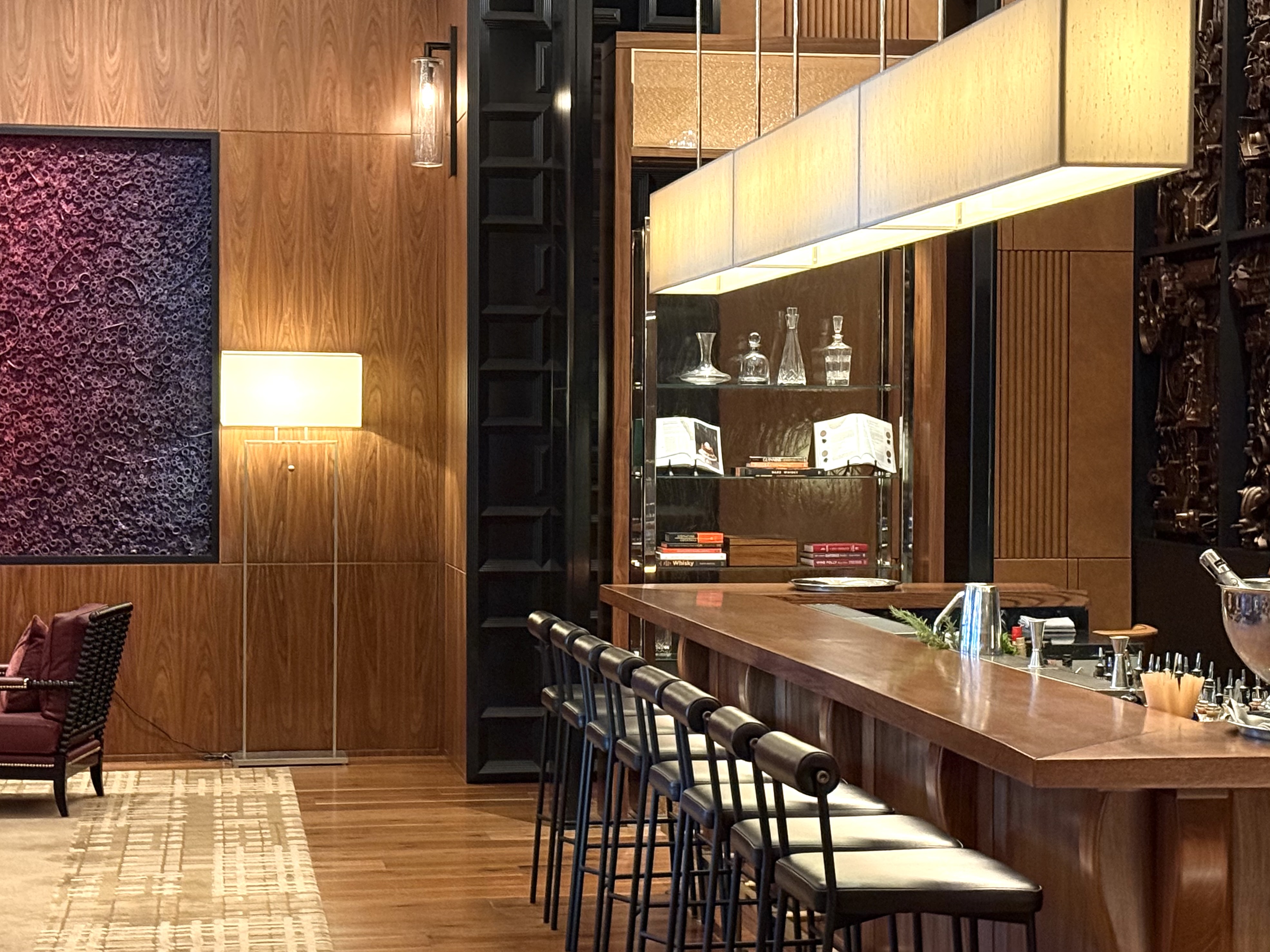 Park Hyatt London River Thames Nine Elms Lounge bar Park Hyatt London River Thames Nine Elms Lounge bar