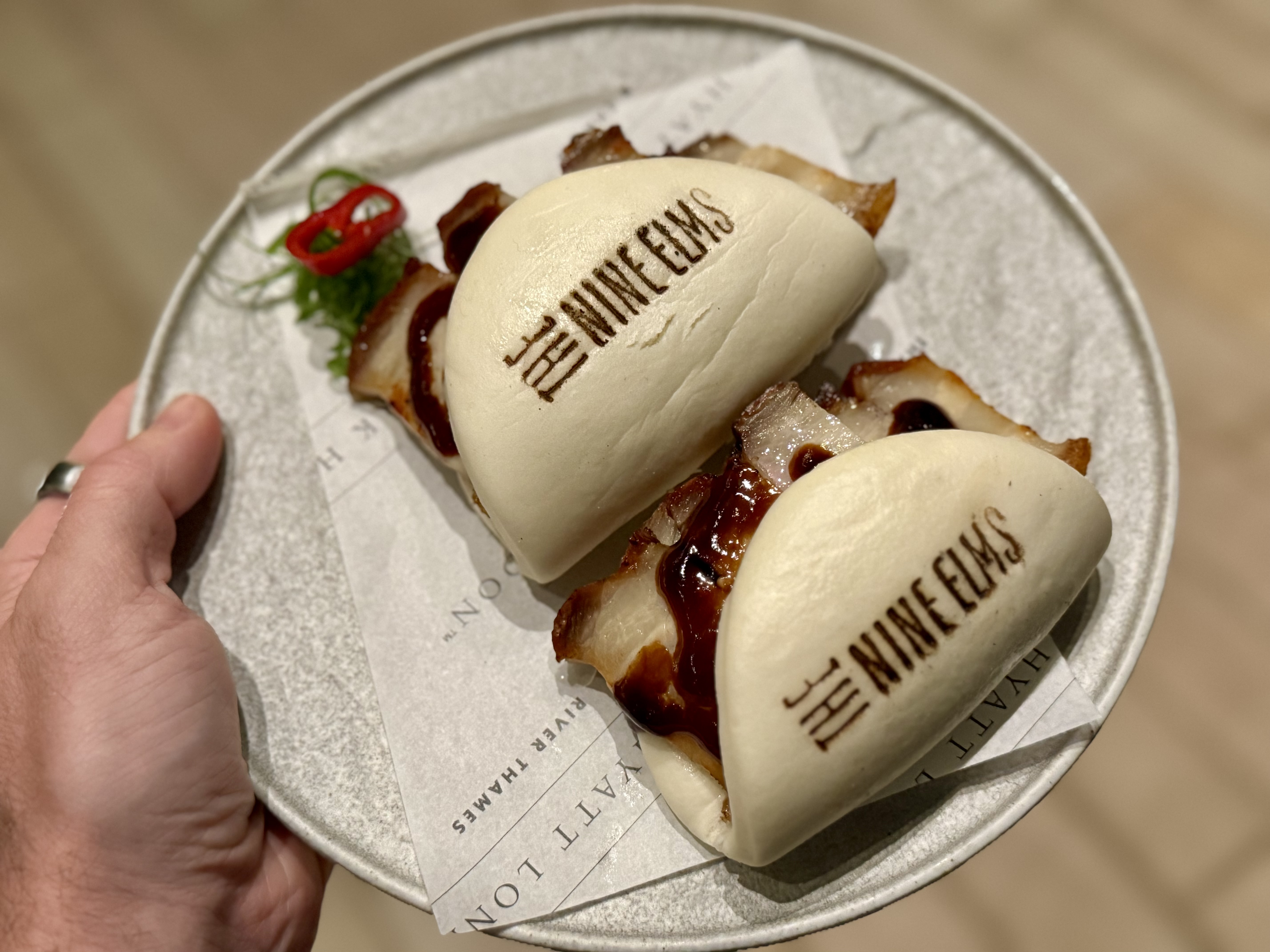 Park Hyatt London River Thames Nine Elms Terrace bao buns Park Hyatt London River Thames Nine Elms Terrace bao buns