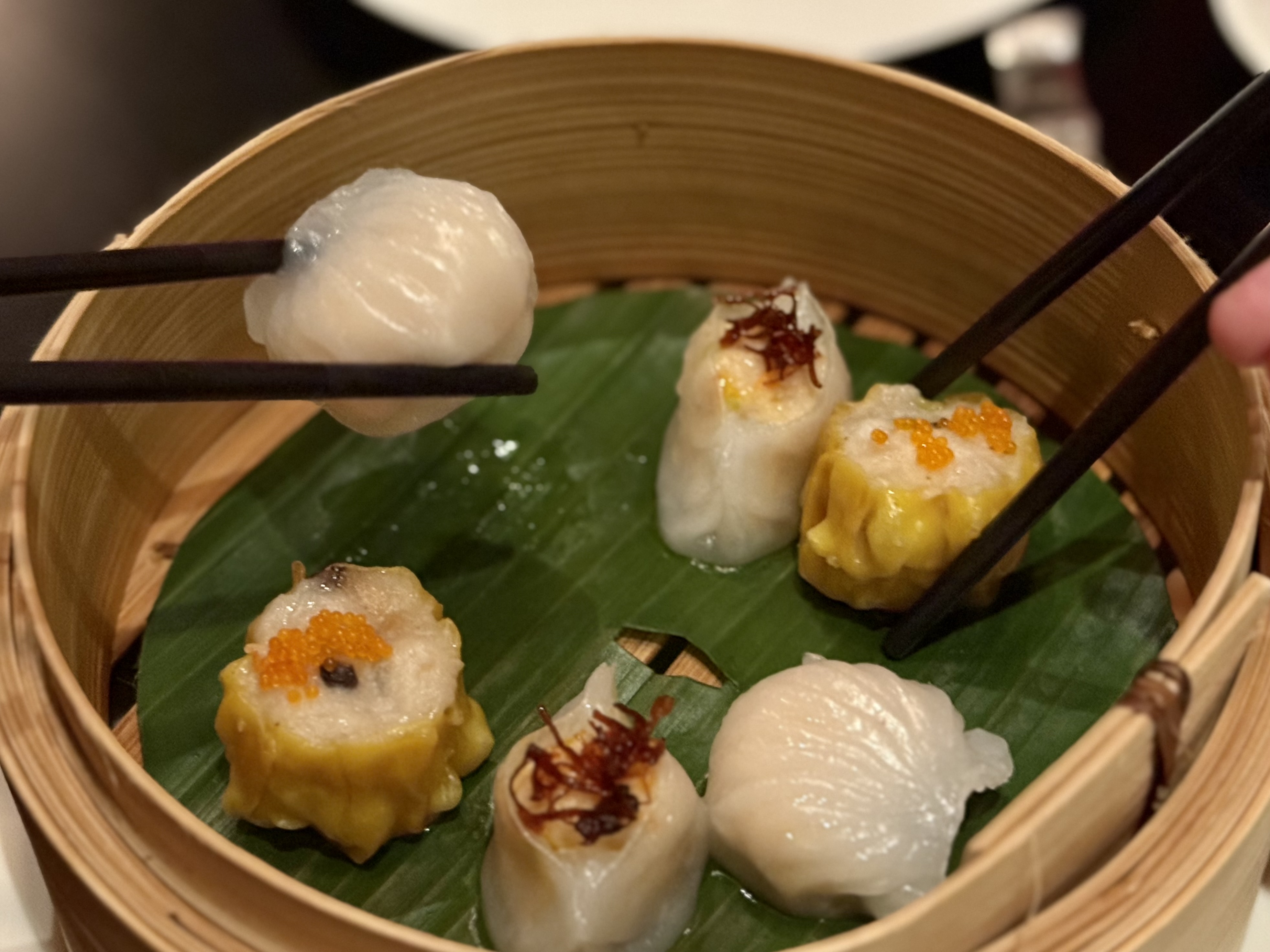 Park Hyatt London River Thames Yu Ge siu mai