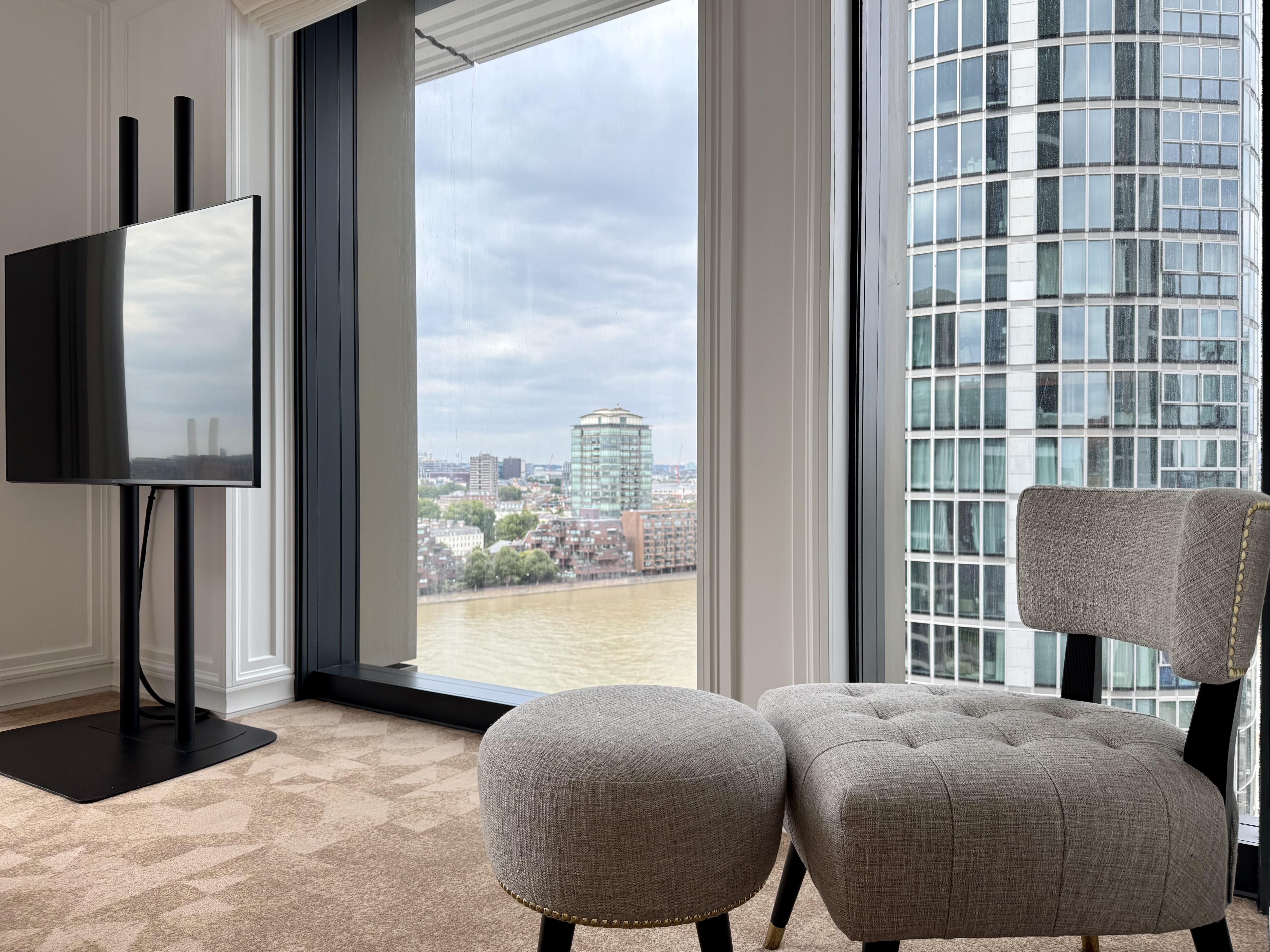 Park Hyatt London River Thames bedroom chair