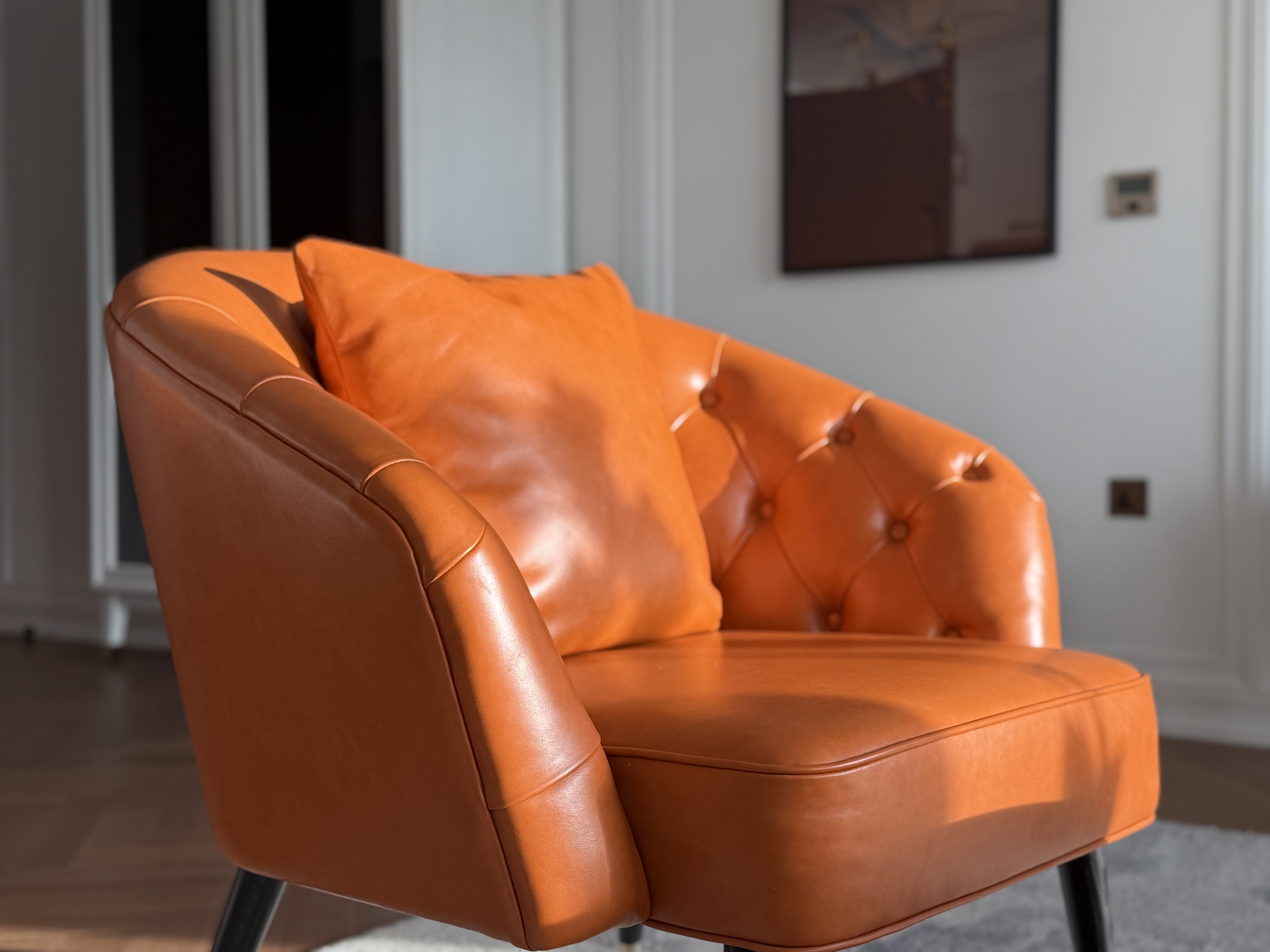 Park Hyatt London River Thames living room chair