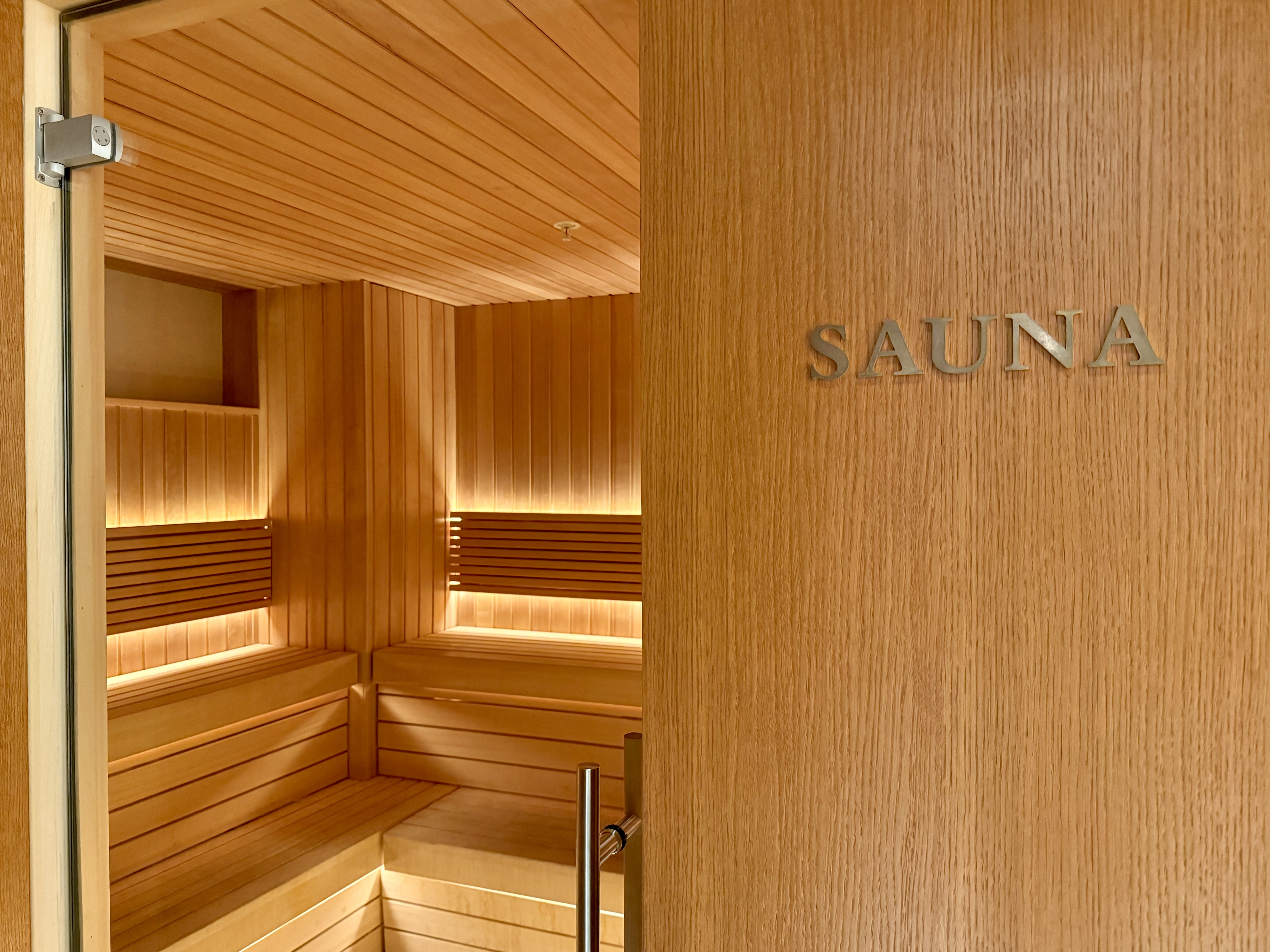 Park Hyatt London River Thames sauna Park Hyatt London River Thames sauna