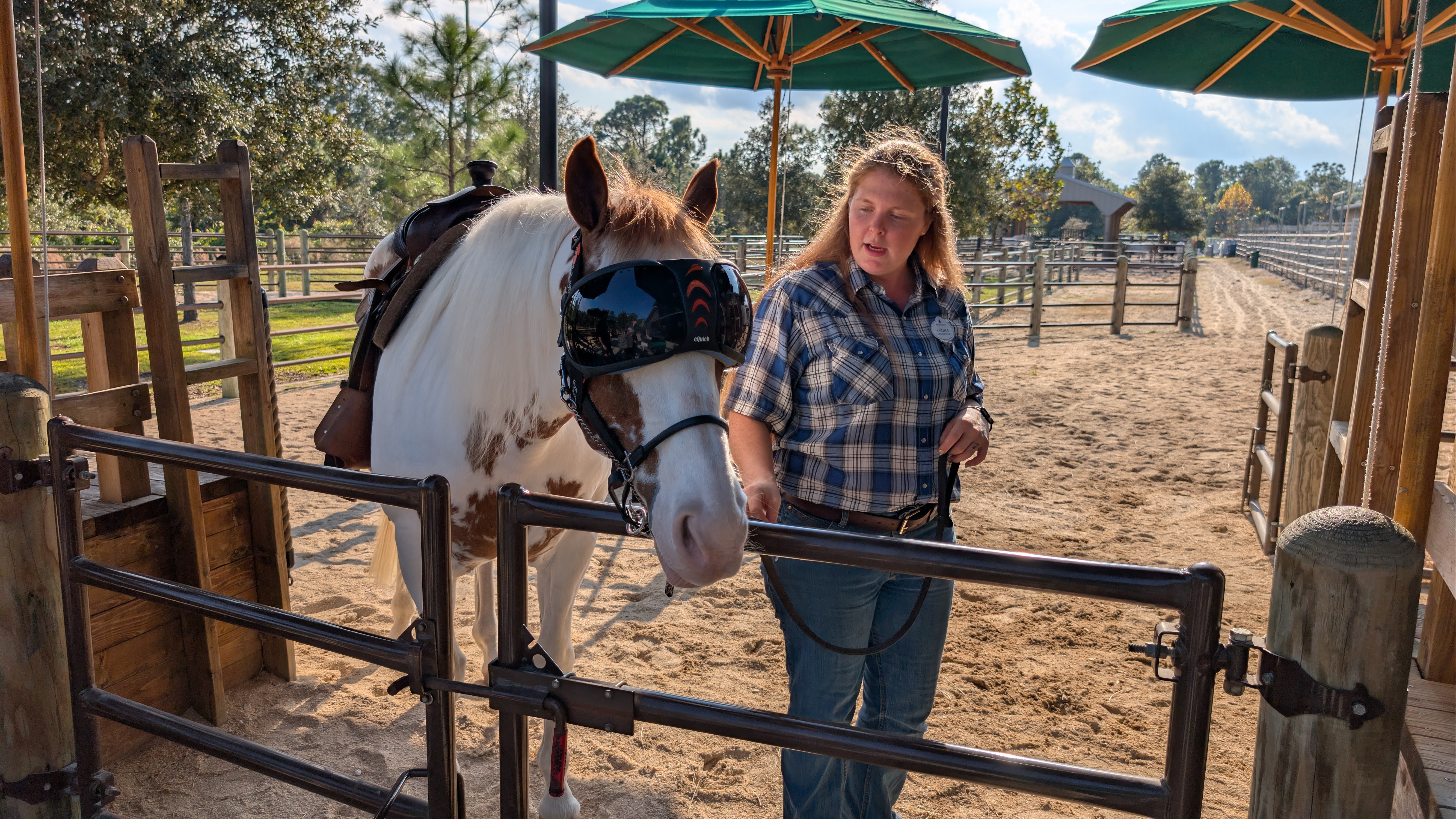 Pony rides at Disney's Tri Circle D Ranch