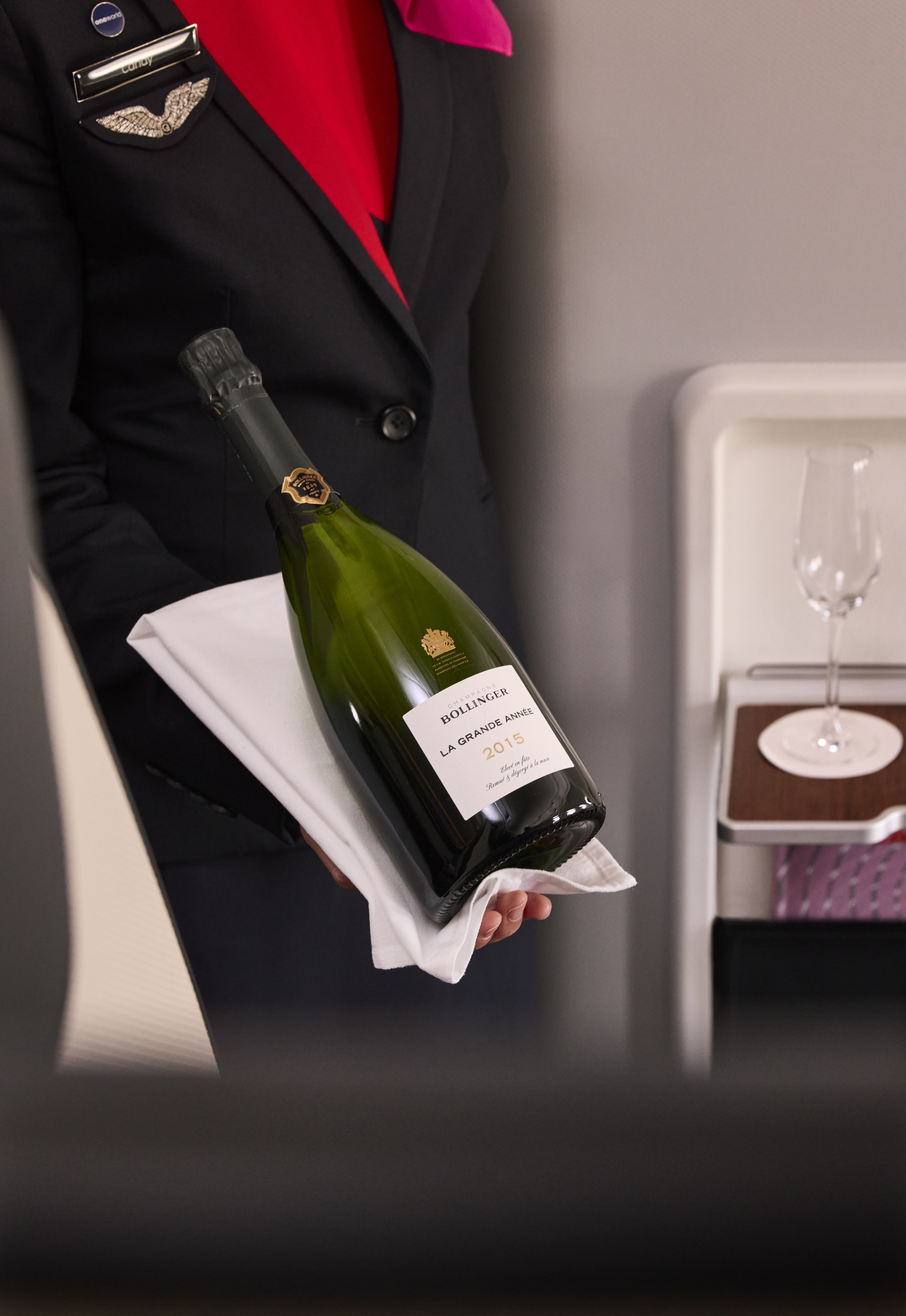 Qantas First Champagne