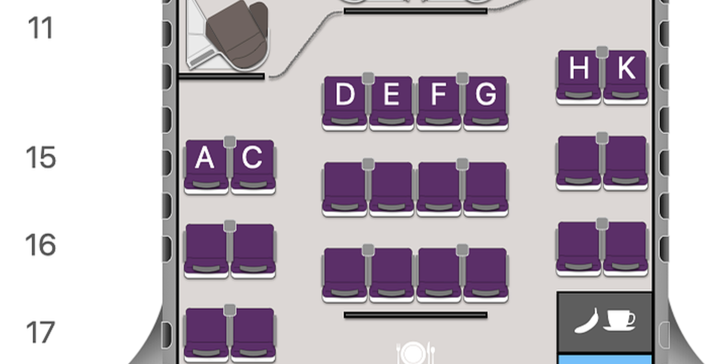 Qatar Airways seat map B777 300ER premium economy Qatar Airways seat map B777 300ER premium economy