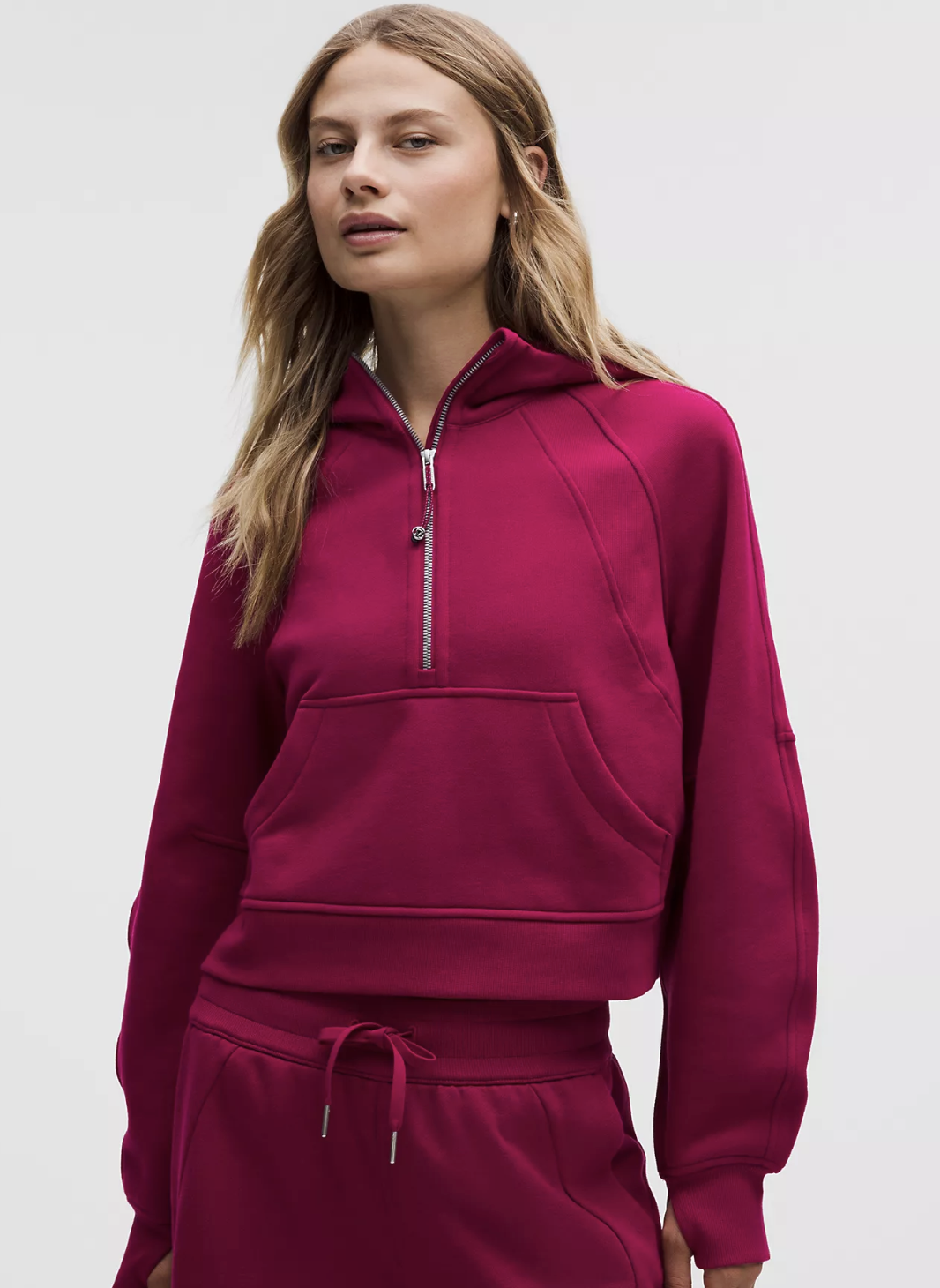 Scuba half zip hoodie