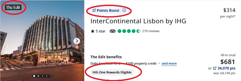 The Edit Selecting a Hotel The Edit Selecting a Hotel