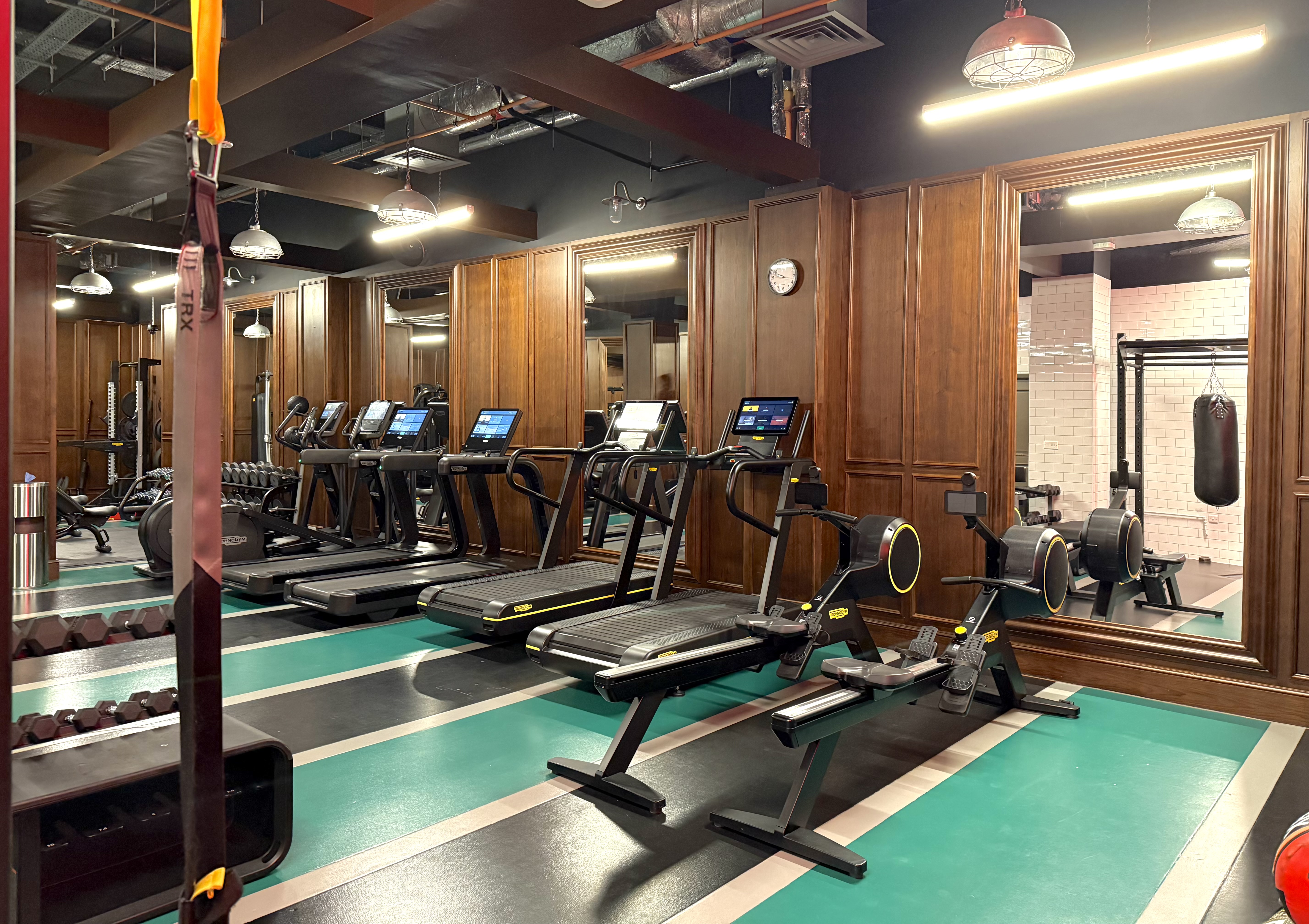 Virgin Hotels London Shoreditch gym cardio Virgin Hotels London Shoreditch gym cardio
