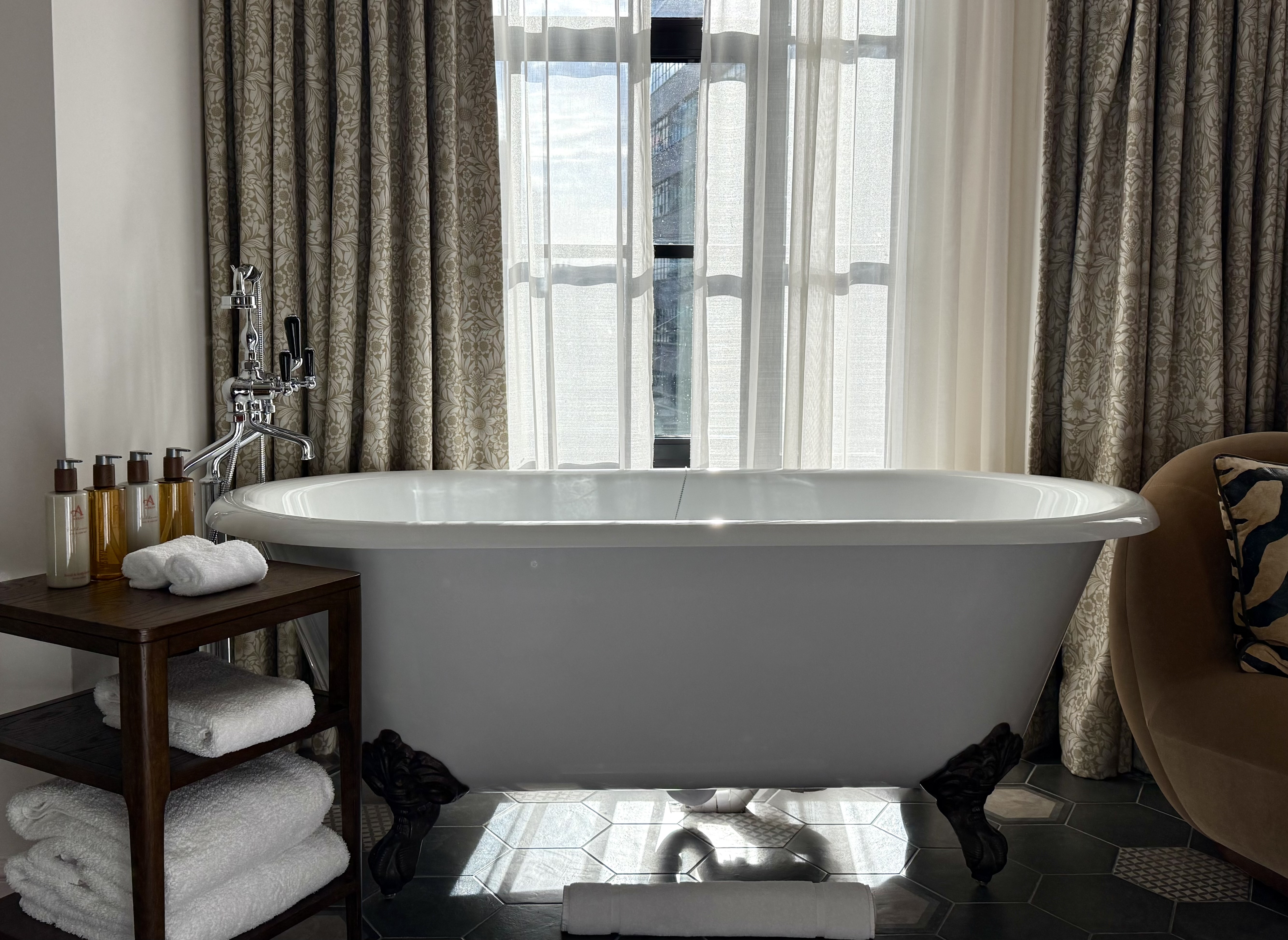 Virgin Hotels London Shoreditch roll top tub