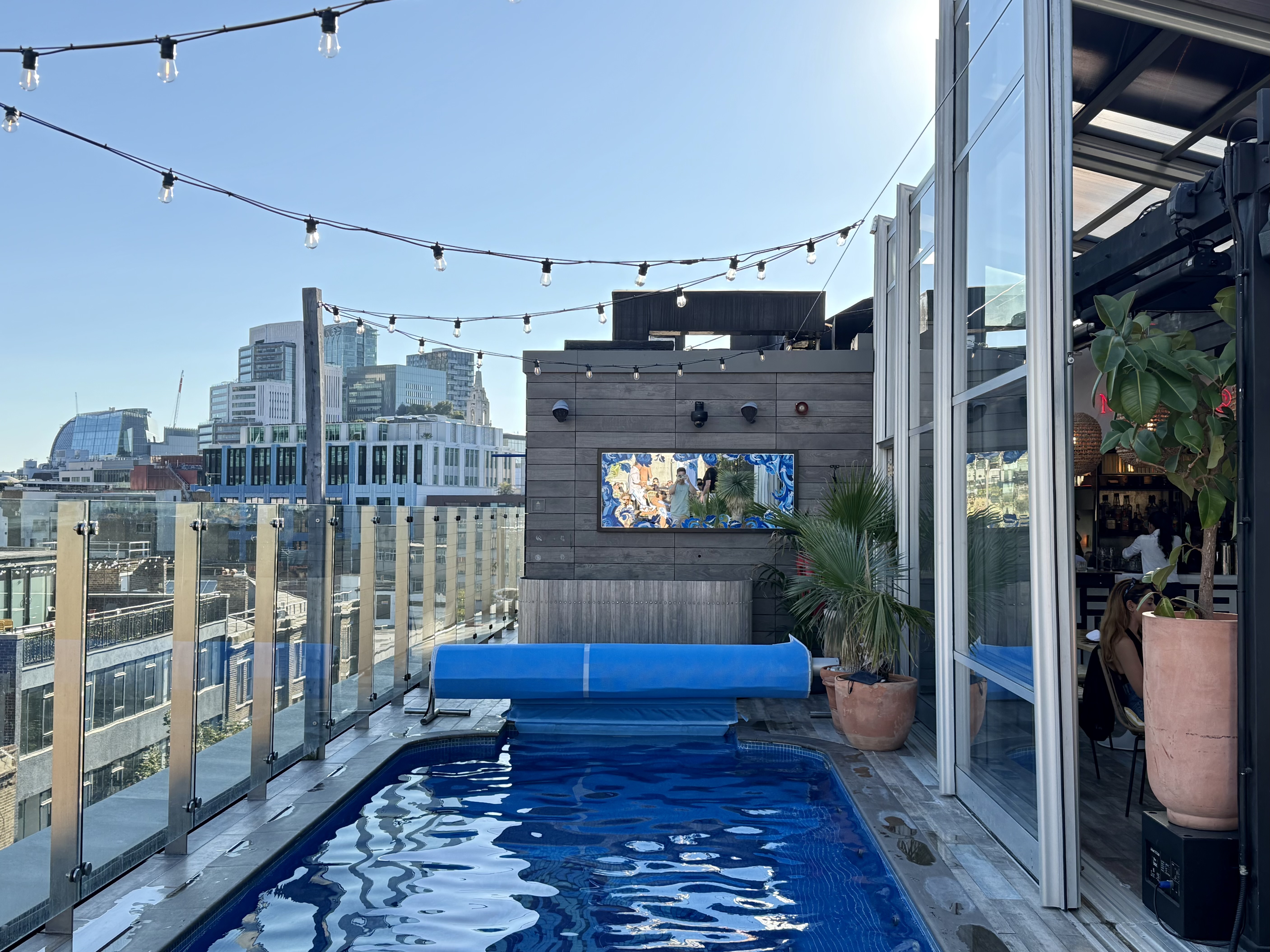 Virgin Hotels London Shoreditch rooftop pool Virgin Hotels London Shoreditch rooftop pool