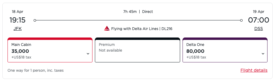 Virgin award JFK DSS Delta One Virgin award JFK DSS Delta One