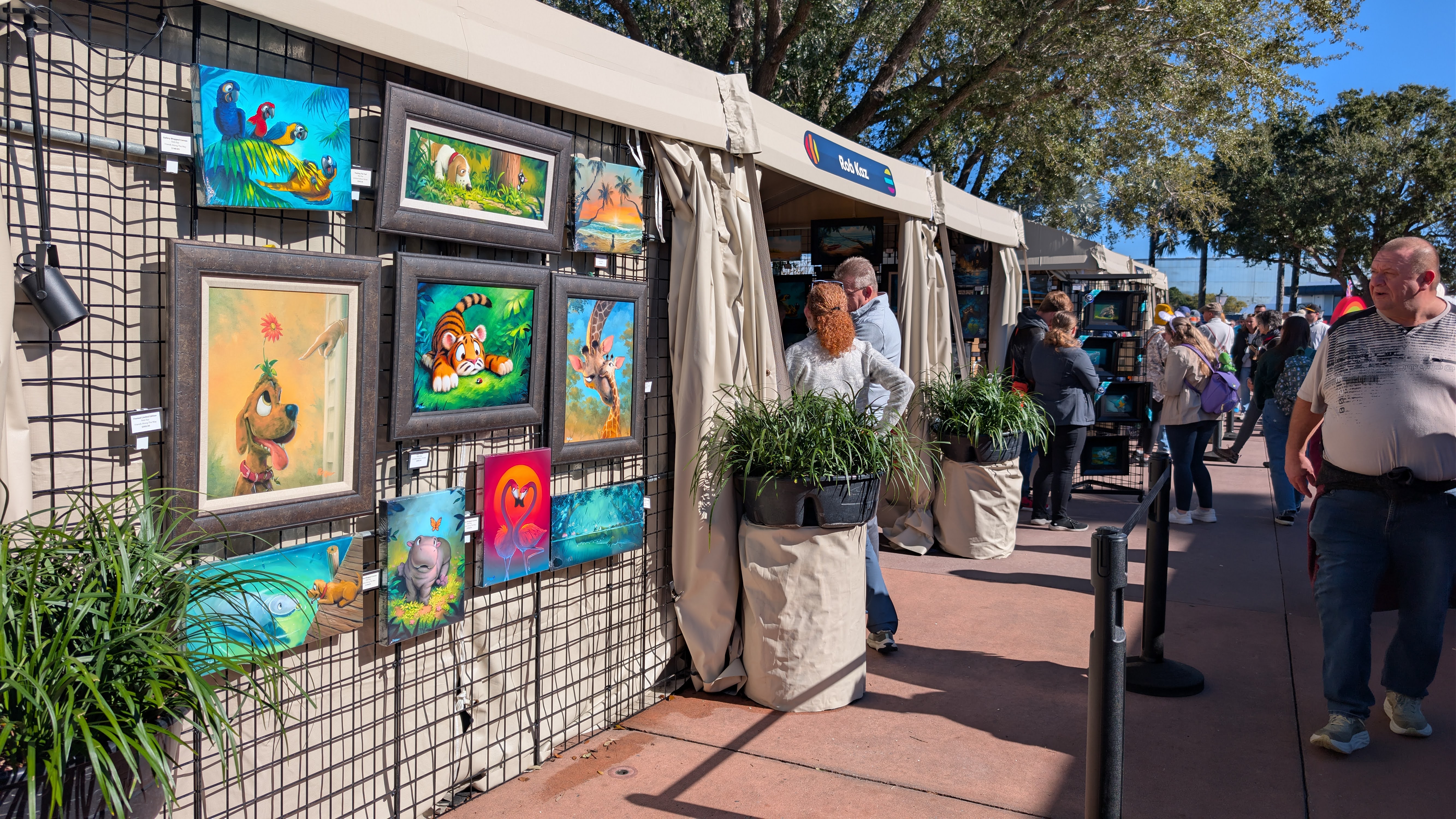 2026 EPCOT International Festival of the Arts artist booth