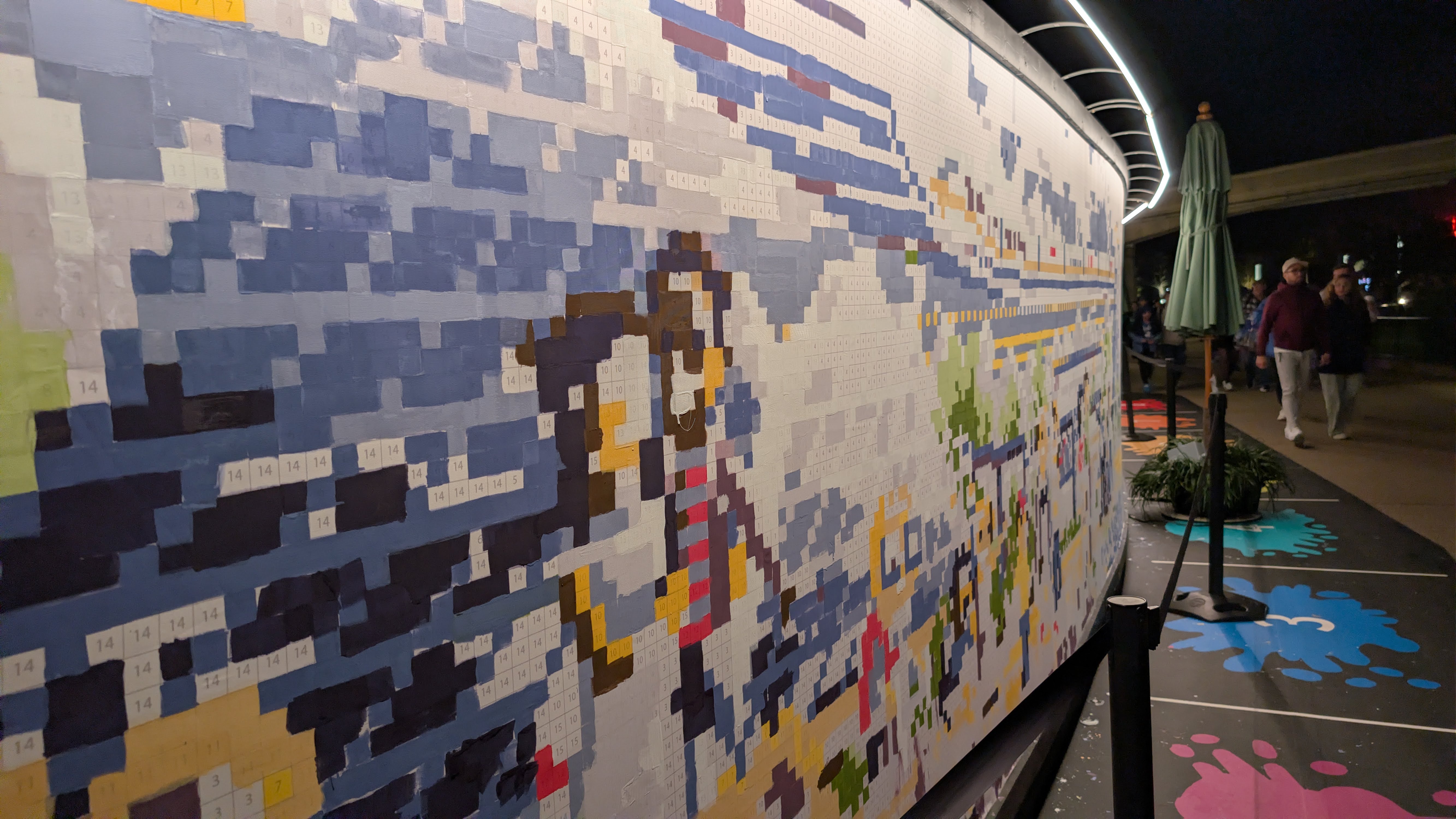 2026 EPCOT International Festival of the Arts paint by numbers mural