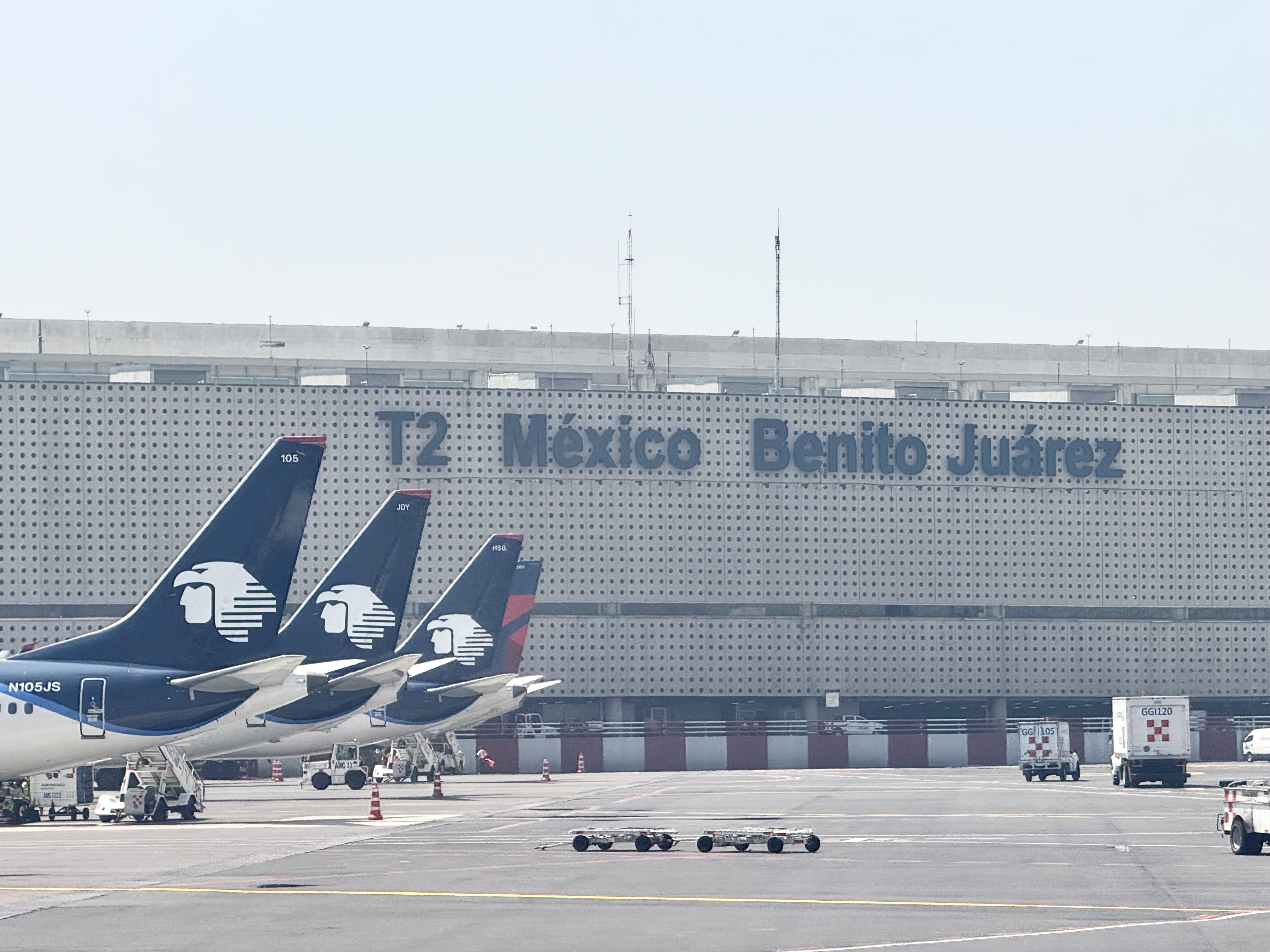 Aeromexico jets at Mexico Airport MEX Aeromexico jets at Mexico Airport MEX