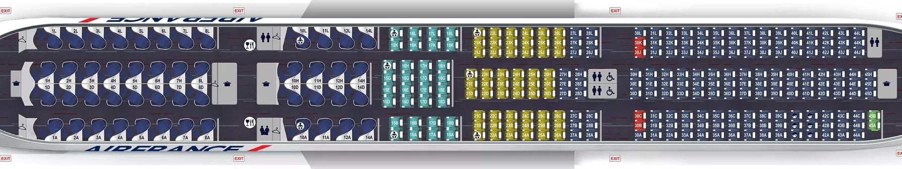 Air France A350 900 292 seats Air France A350 900 292 seats