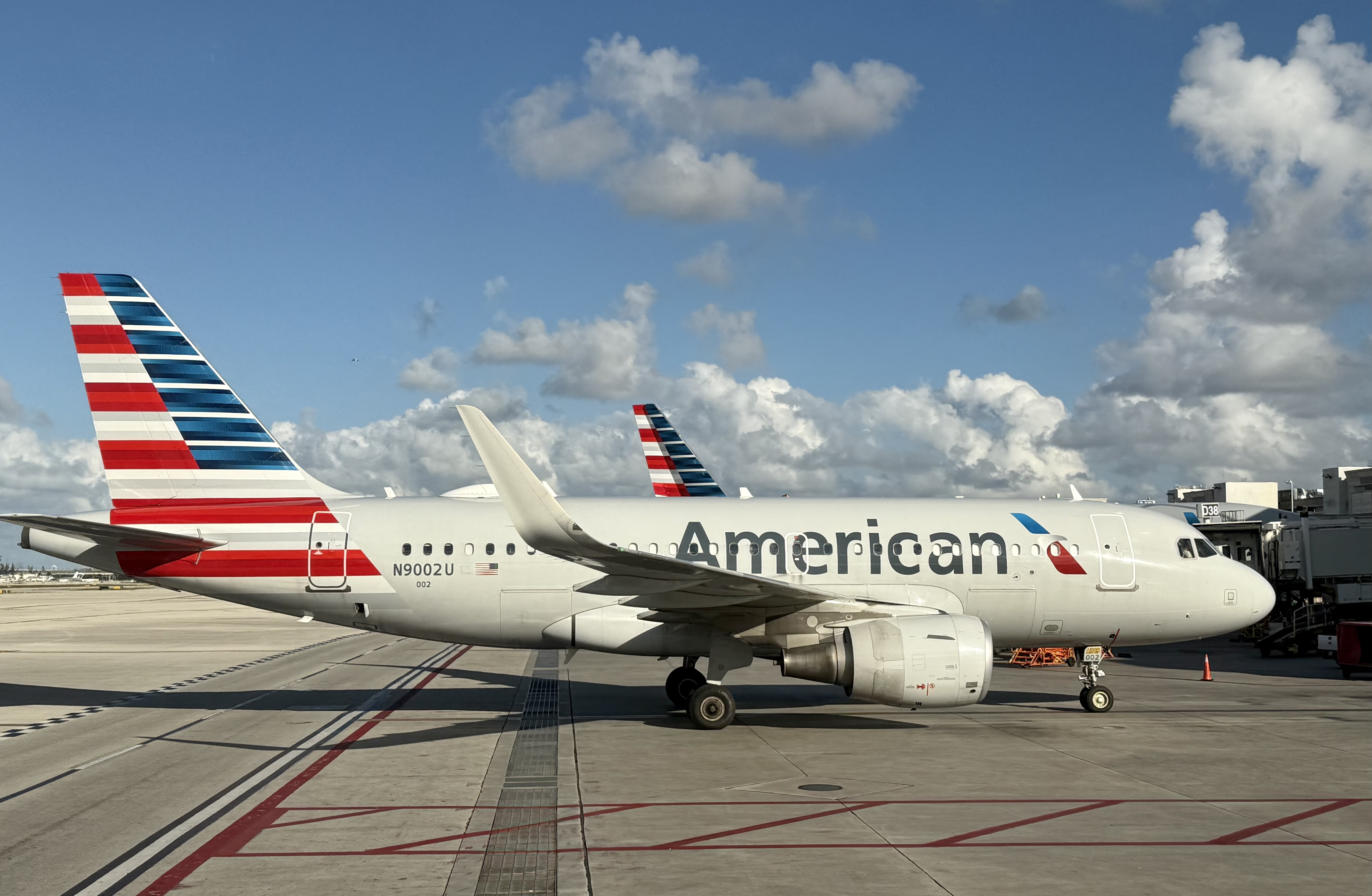 American Airlines Airbus A319 at Miami Airport MIA American Airlines Airbus A319 at Miami Airport MIA